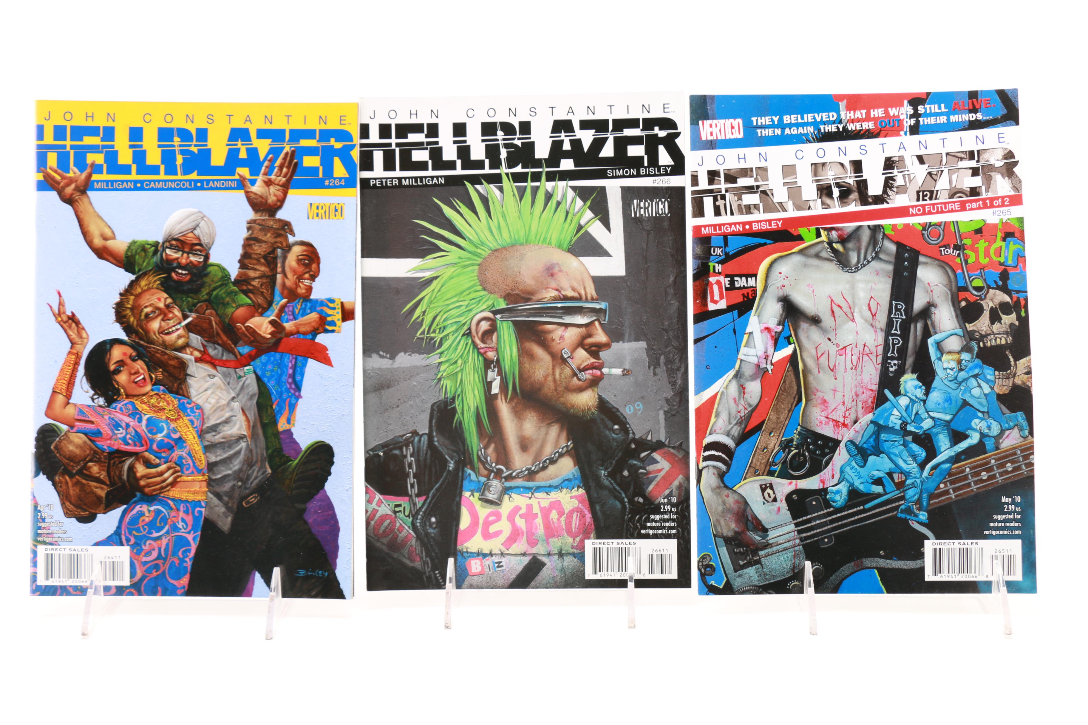 Assorted Modern Age Vertigo Comic Books Including Hellblazer