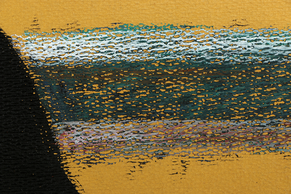 Ricardo Morin Ink and Pastel Drawing on Paper "Maternity"