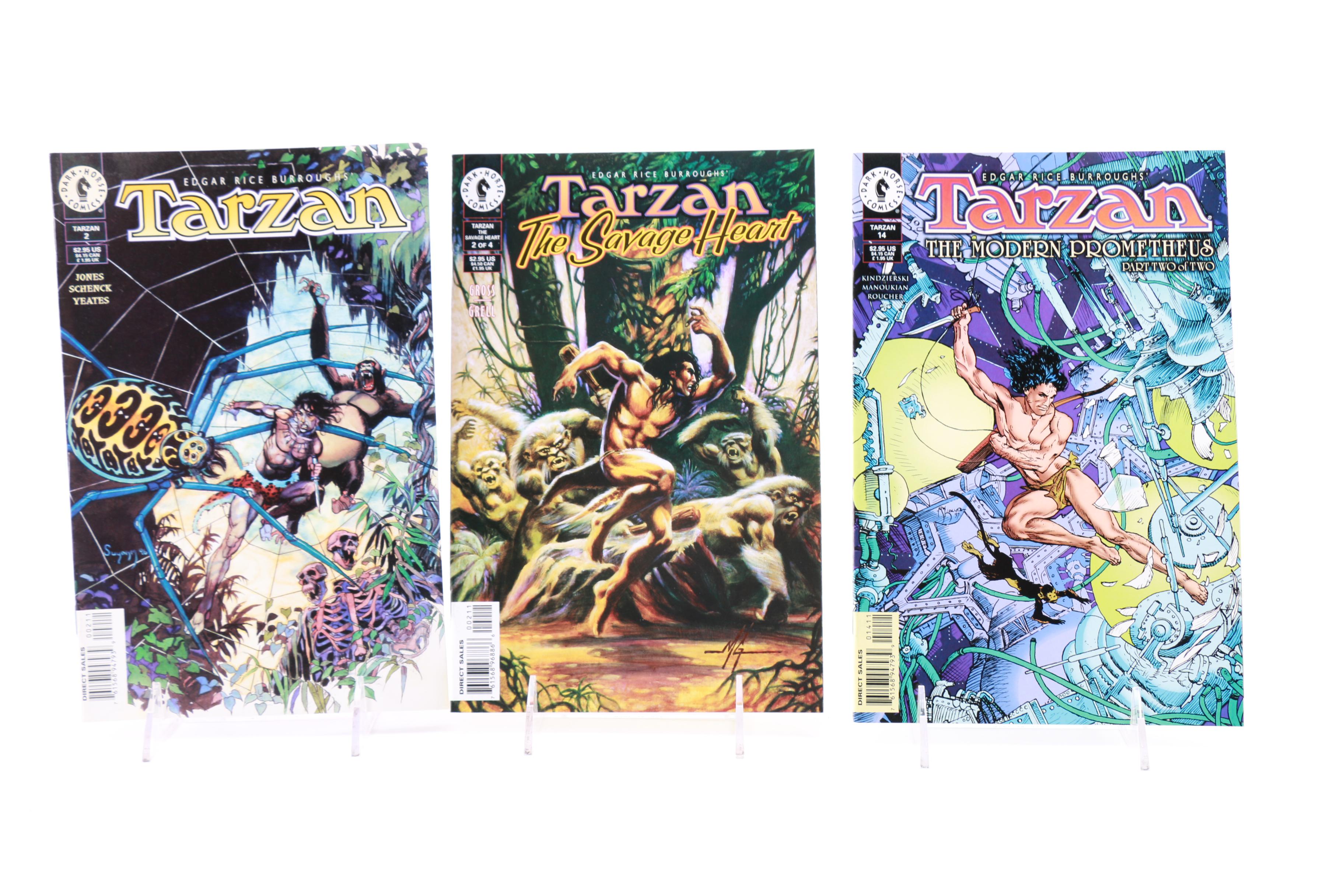 Modern Age Dark Horse Comics Featuring "Tarzan"