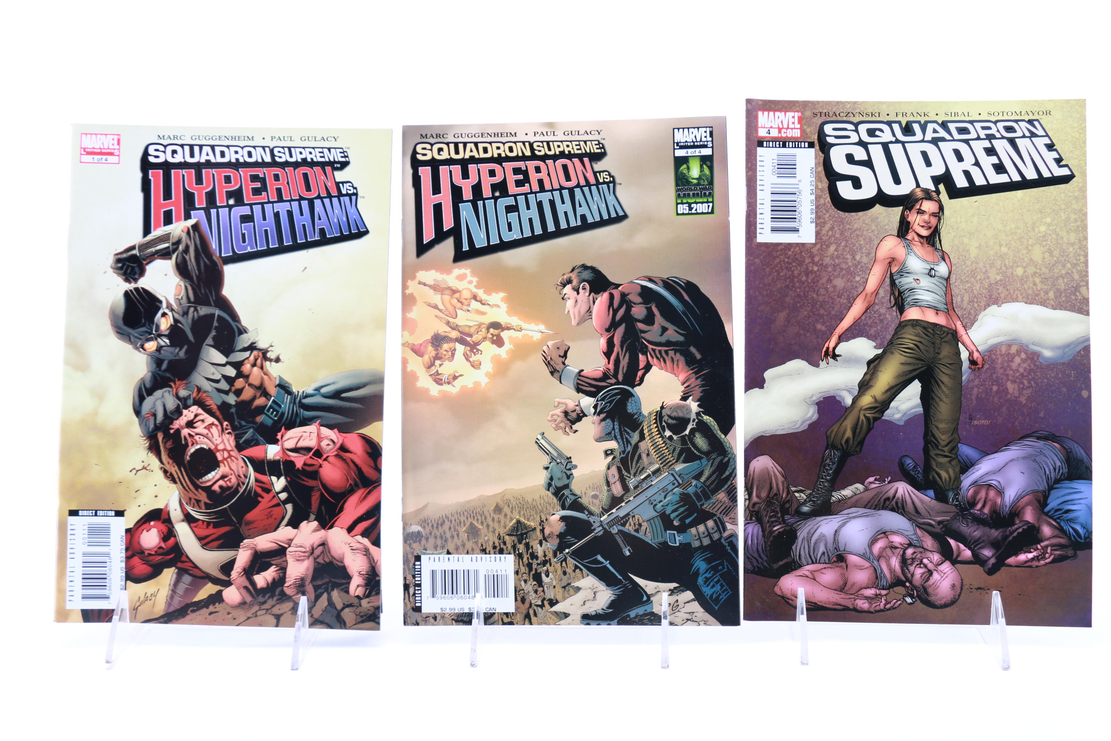 Modern Age Marvel Comics Including "Squadron Supreme: Hyperion vs. Nighthawk"