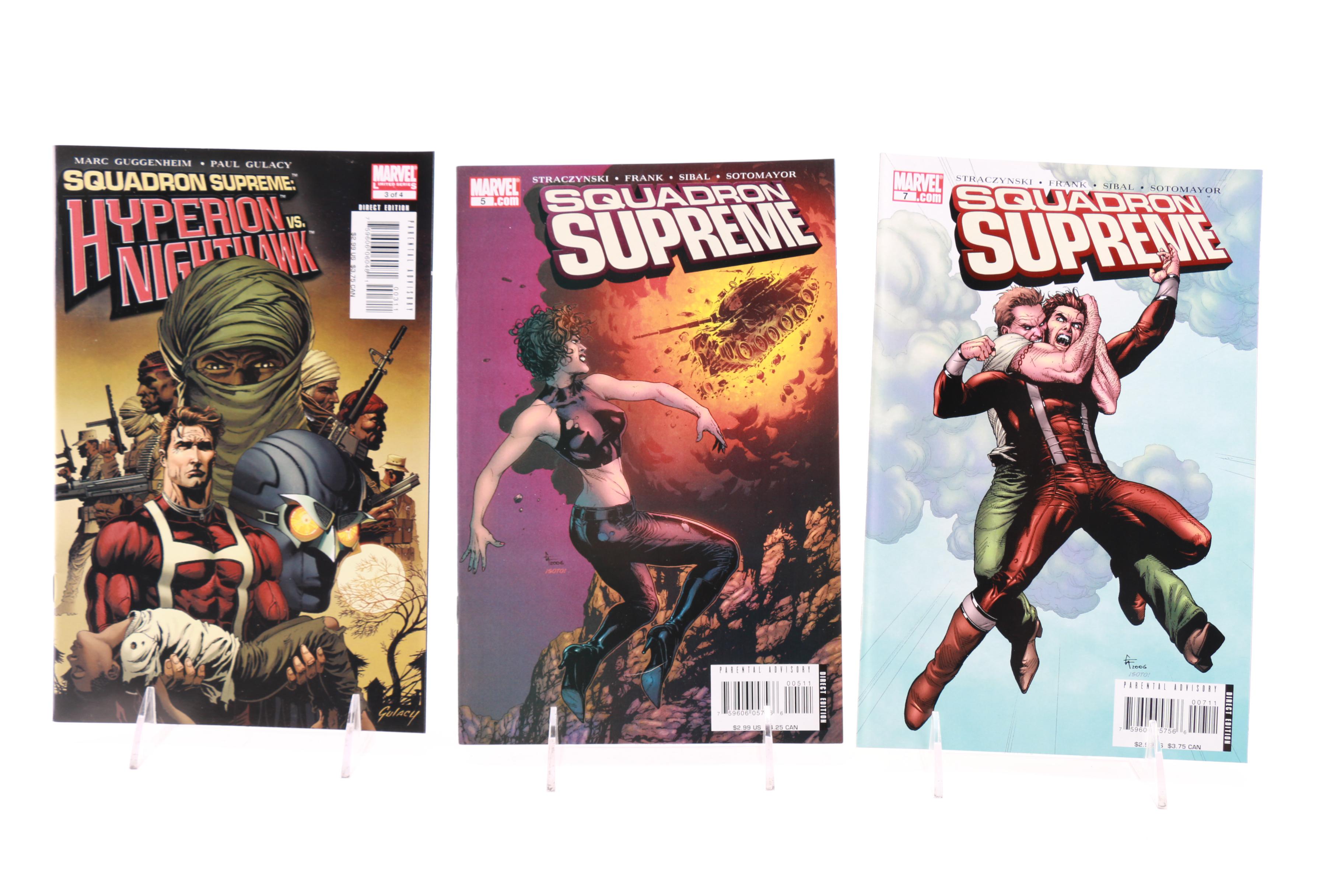 Modern Age Marvel Comics Including "Squadron Supreme: Hyperion vs. Nighthawk"