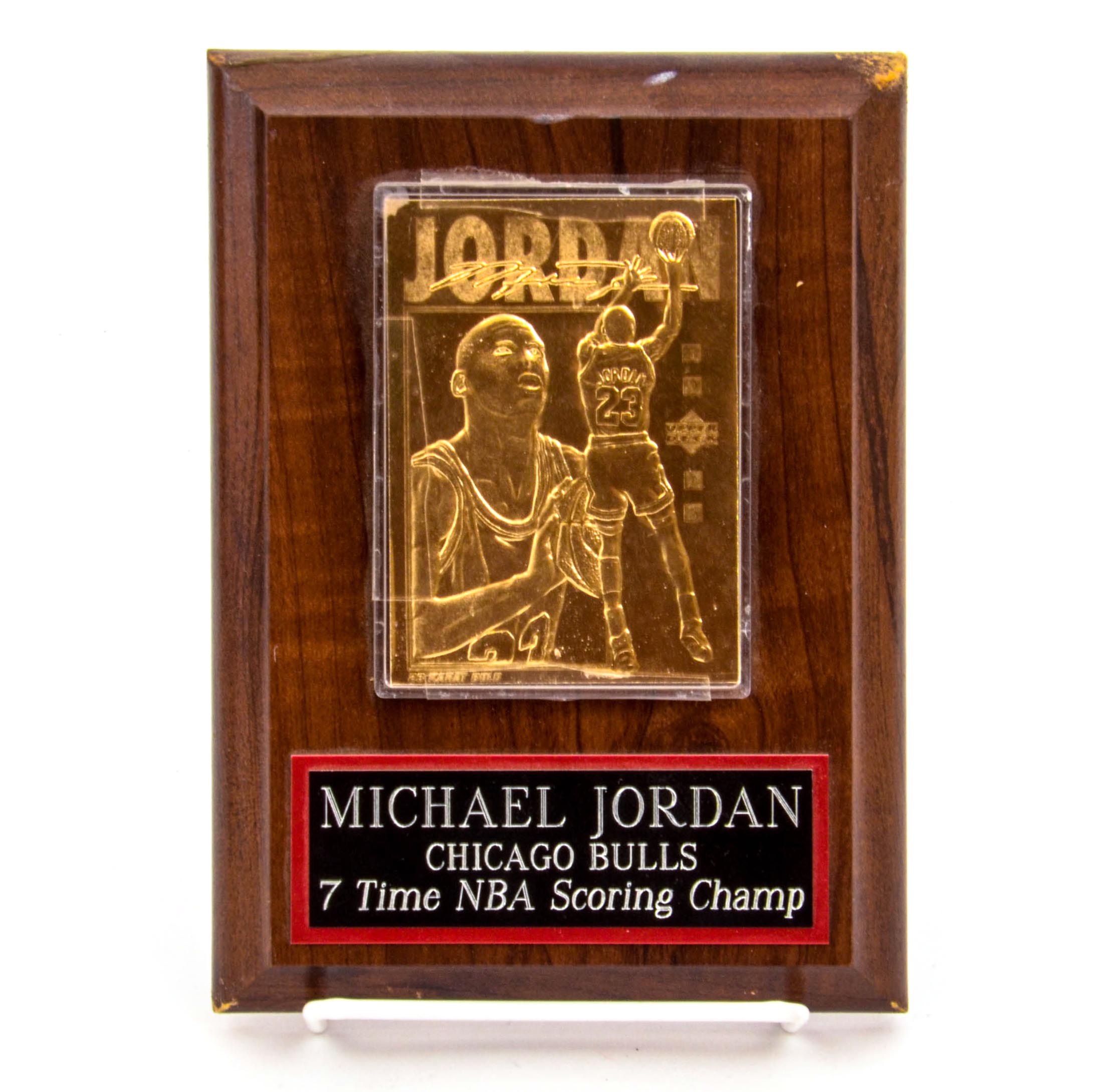 Michael Jordan 23K Gold Foil Sports Card