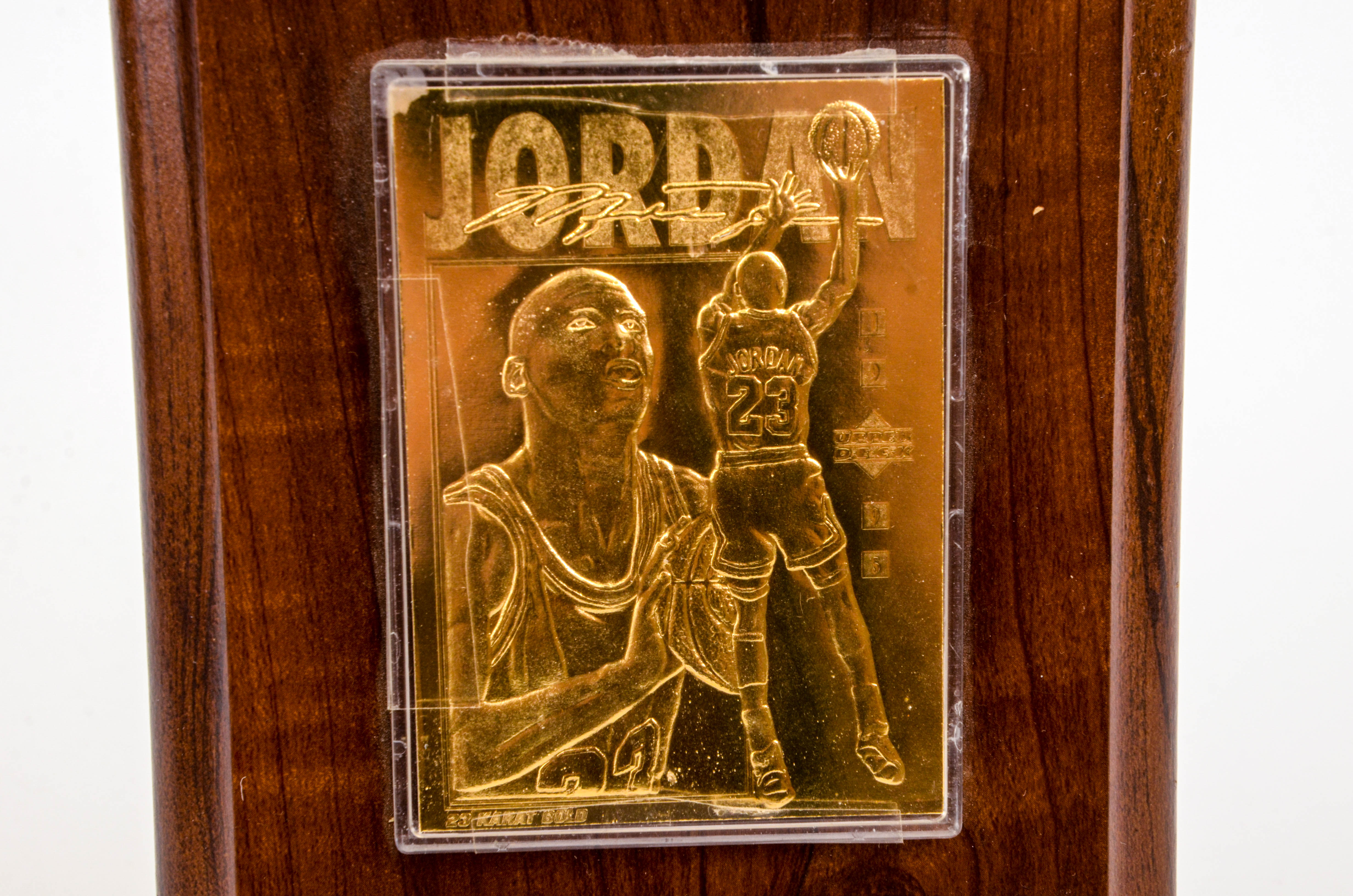 Michael Jordan 23K Gold Foil Sports Card