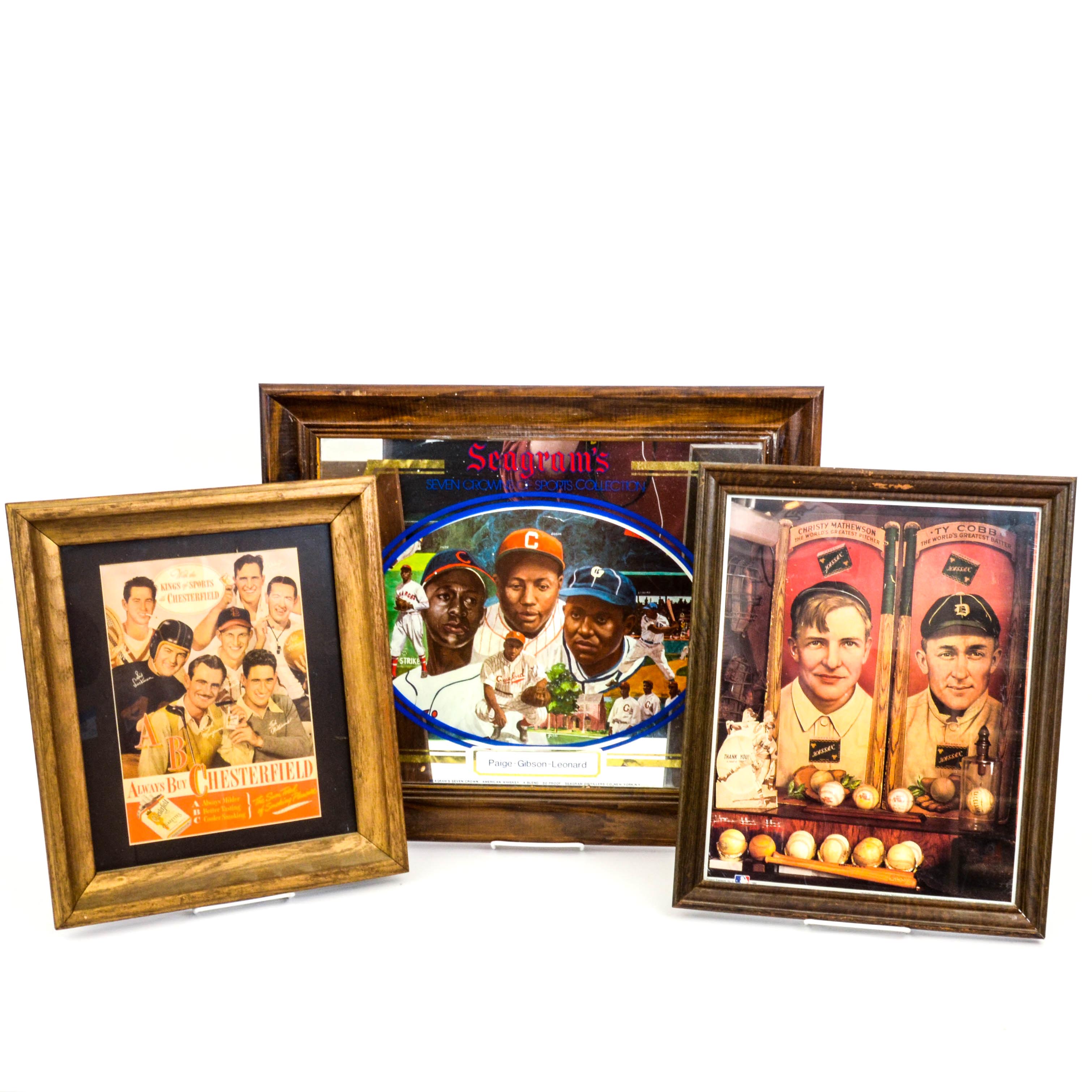 Seagram's Seven "Crowns of Sports Collection" Wall Mirrors