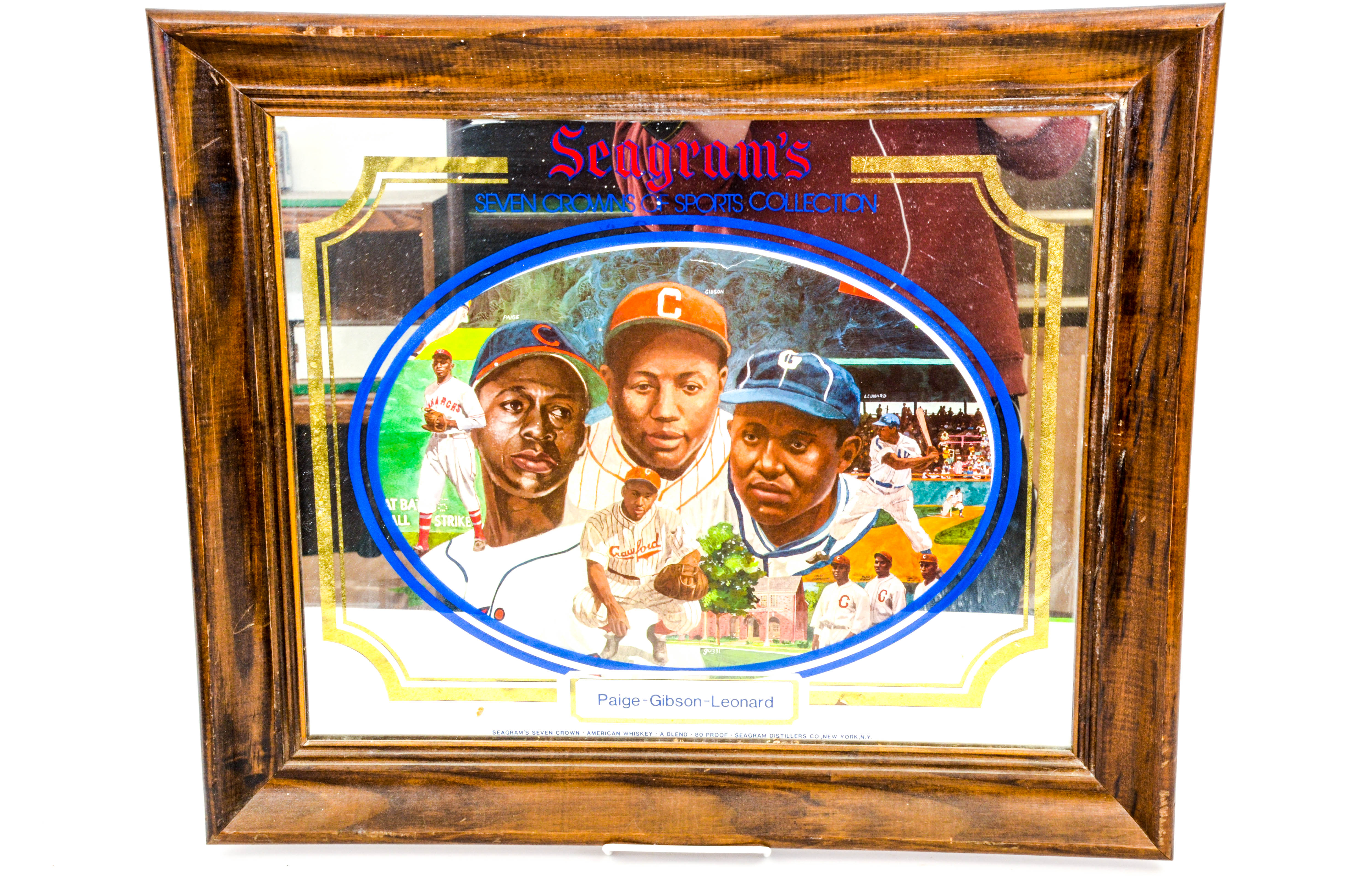 Seagram's Seven "Crowns of Sports Collection" Wall Mirrors