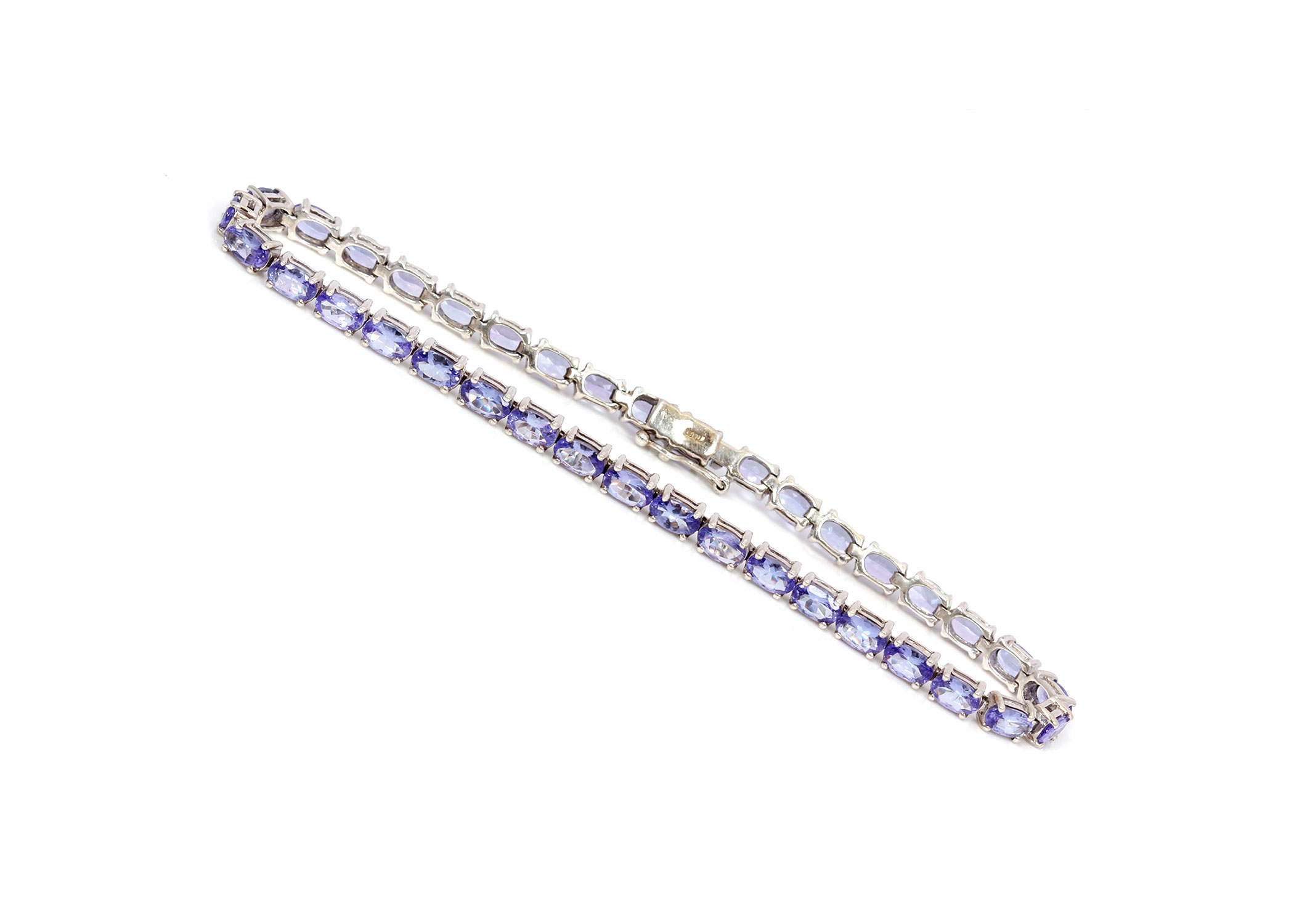 Sterling Silver Tanzanite Bracelet