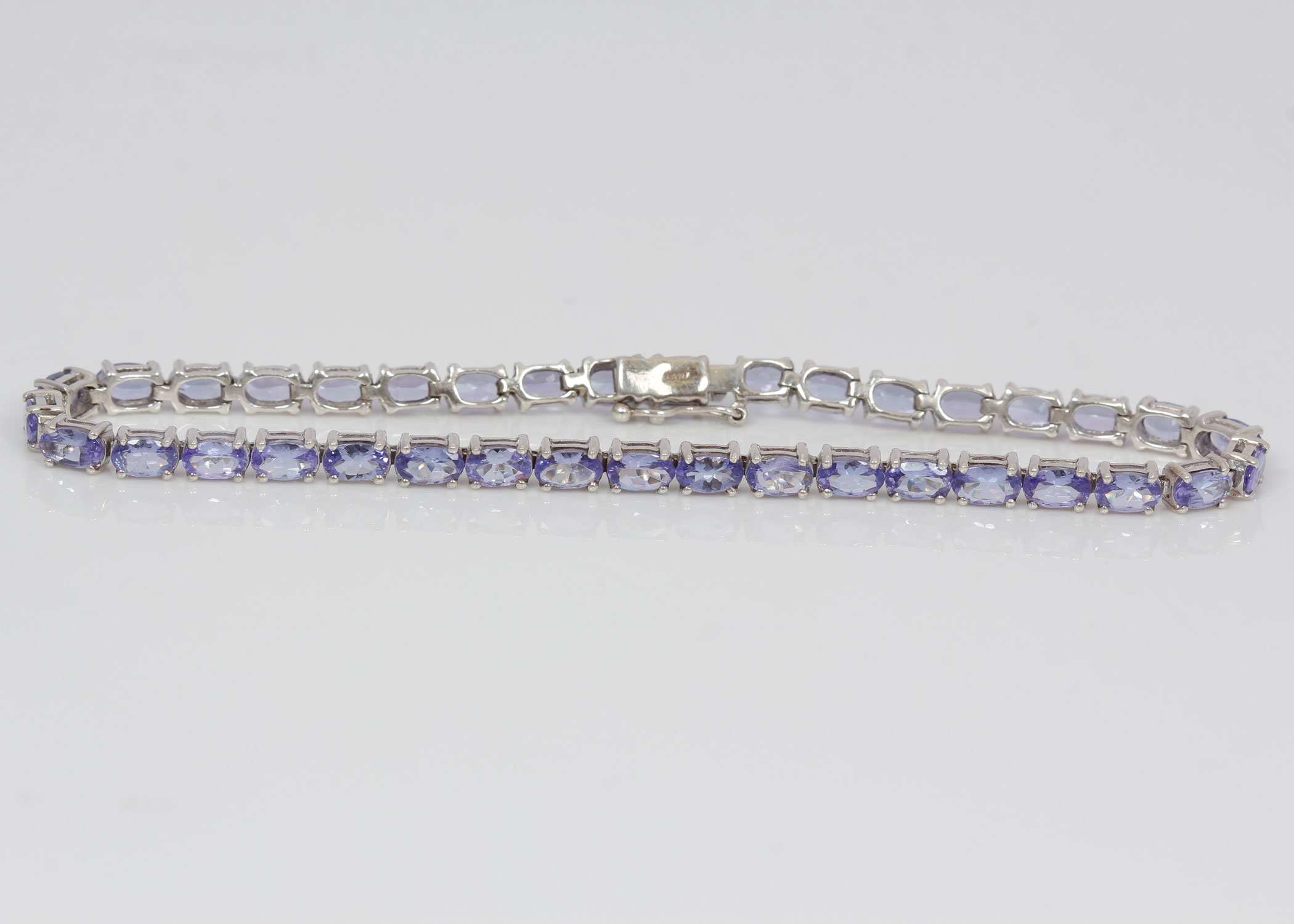 Sterling Silver Tanzanite Bracelet