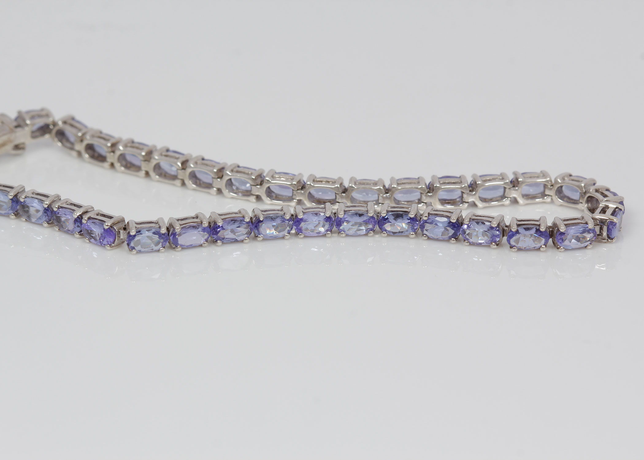 Sterling Silver Tanzanite Bracelet