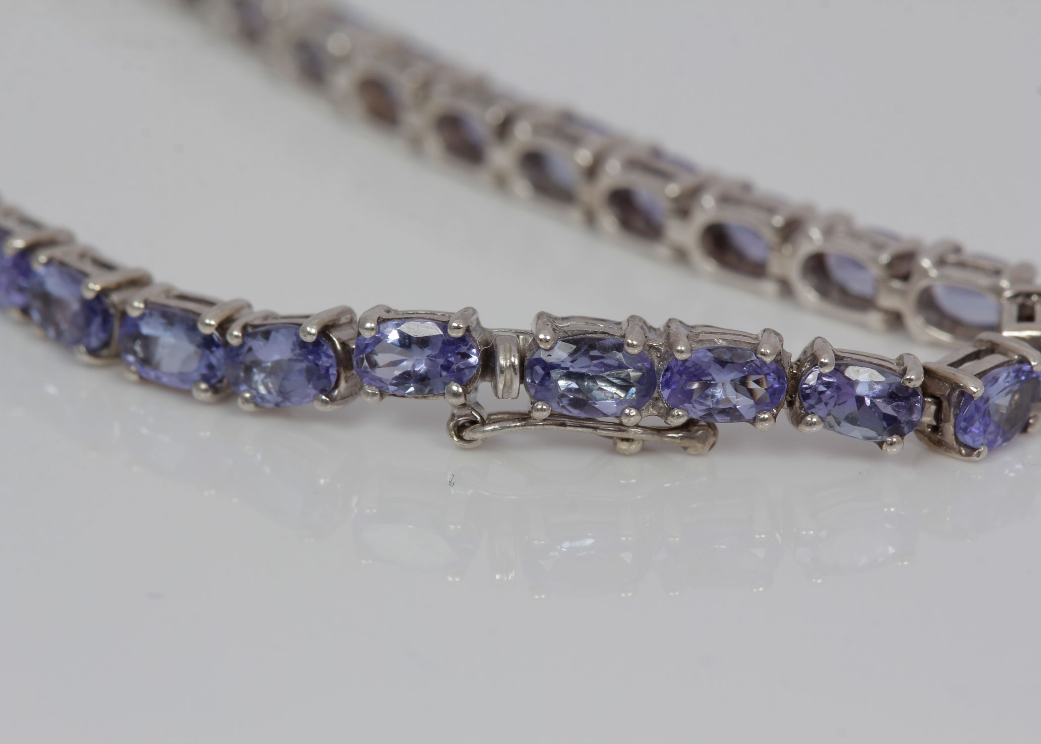 Sterling Silver Tanzanite Bracelet