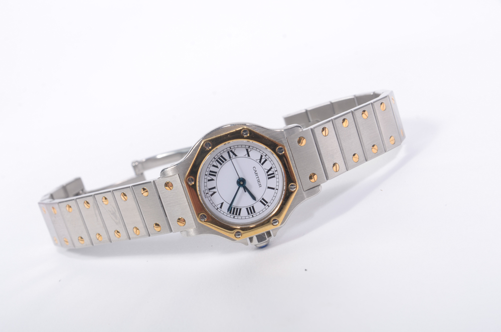Women's 18K Gold Cartier Santos Watch