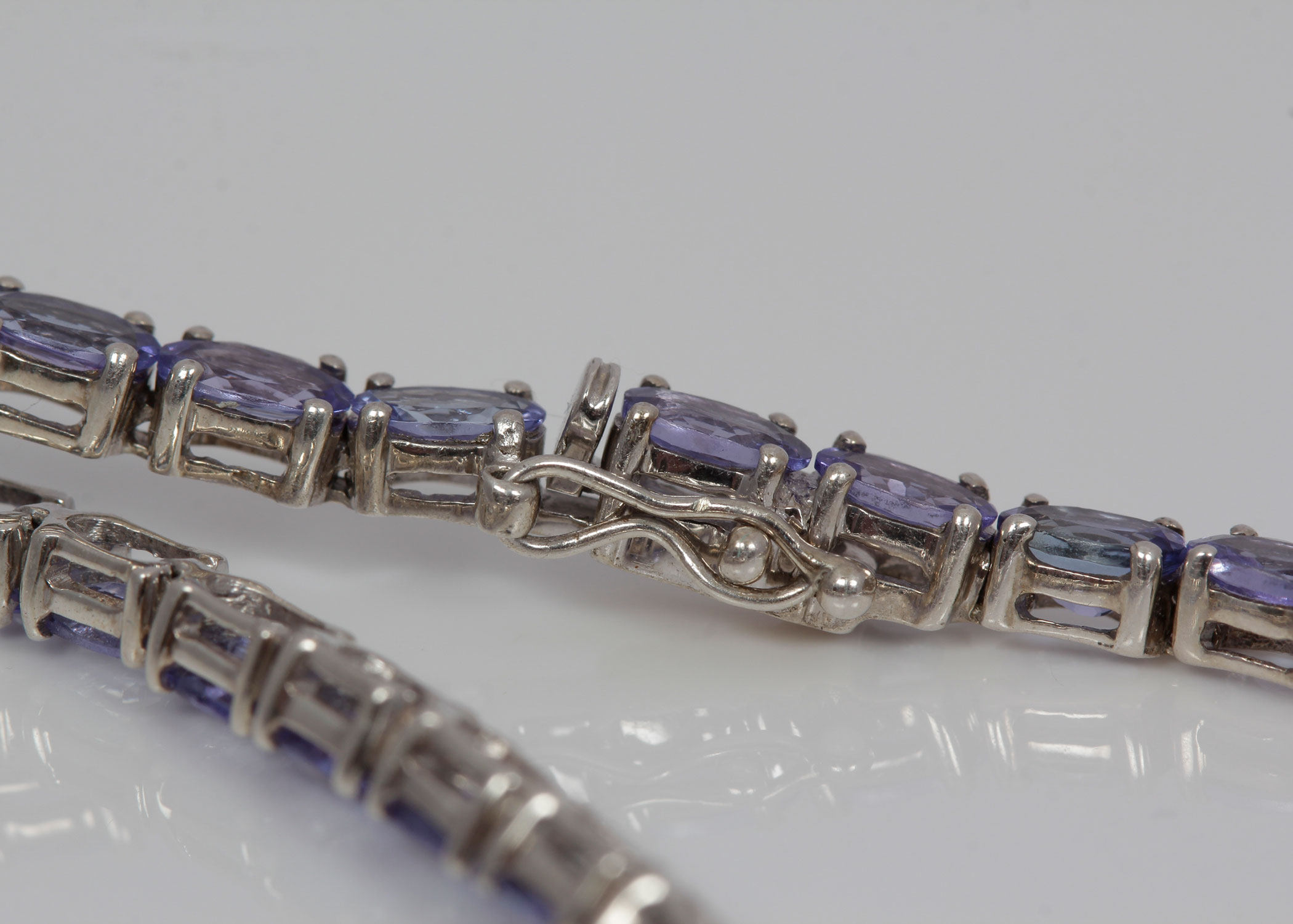 Sterling Silver Tanzanite Bracelet