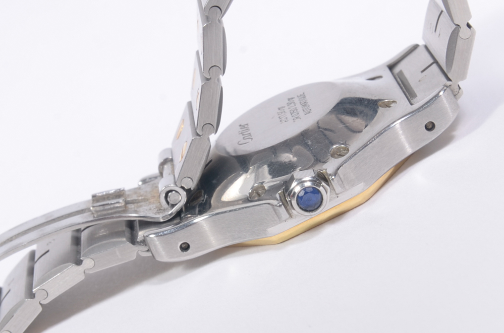 Men's Cartier Santos 18K Gold and Stainless Watch