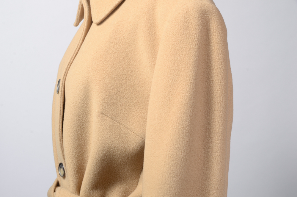 Women's Burberry Wool and Cashmere Belted Coat