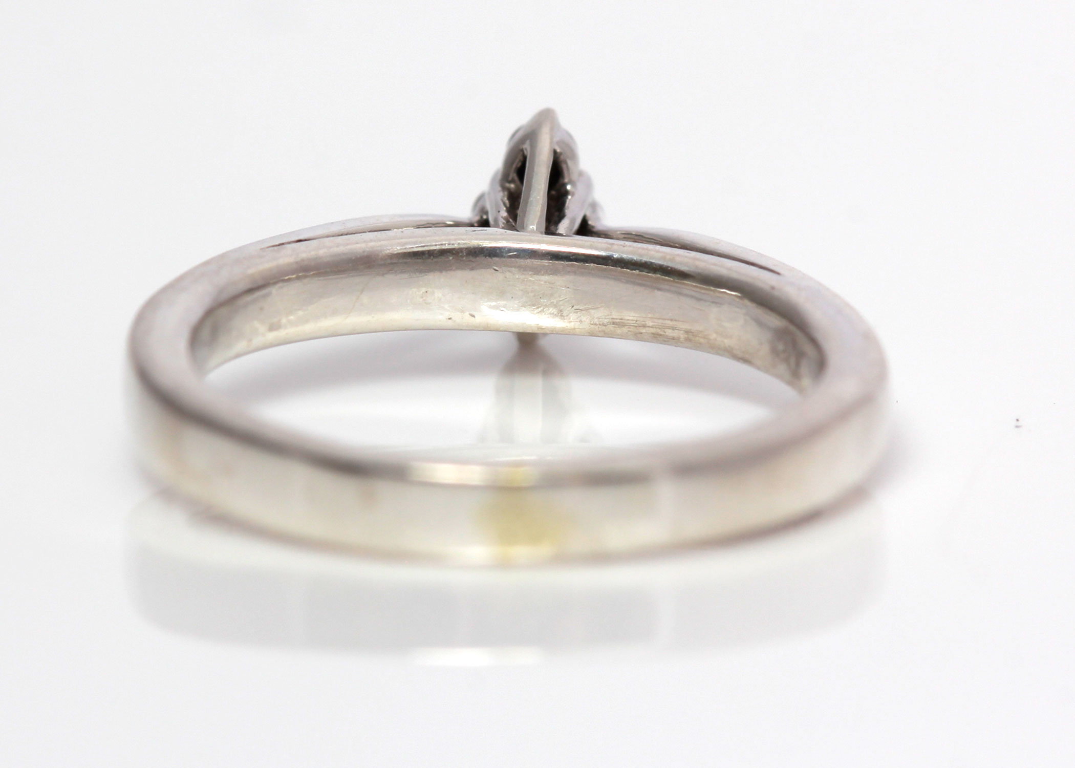 Platinaire Sterling Silver Diamond Ring