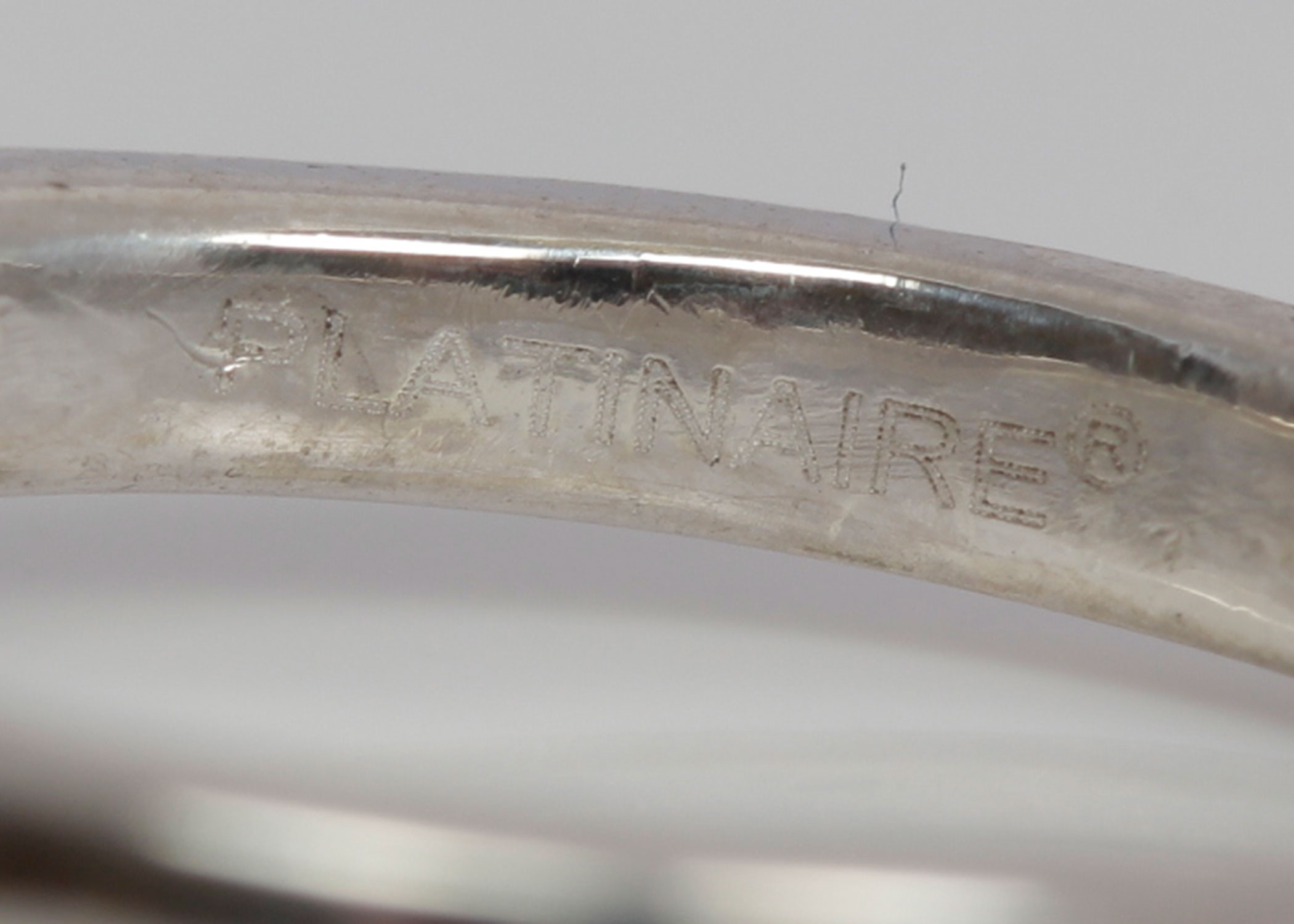 Platinaire Sterling Silver Diamond Ring