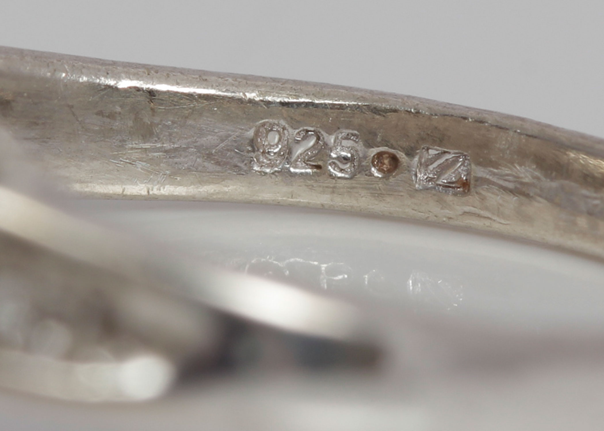 Sterling Silver Diamond Ring