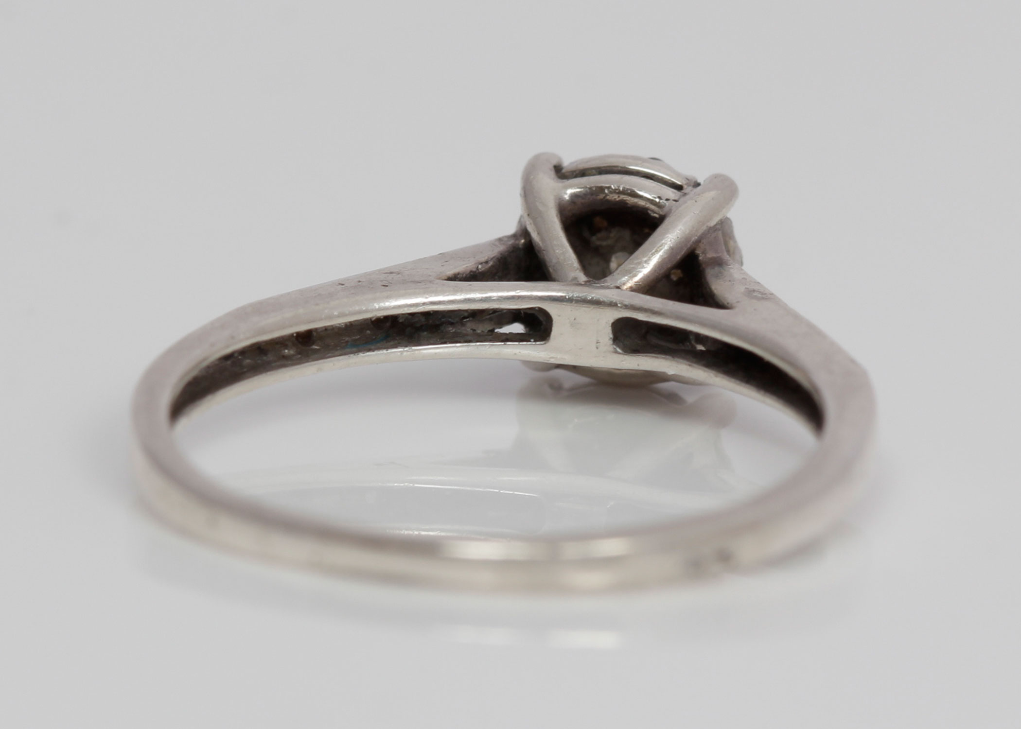 Sterling Silver Diamond Ring