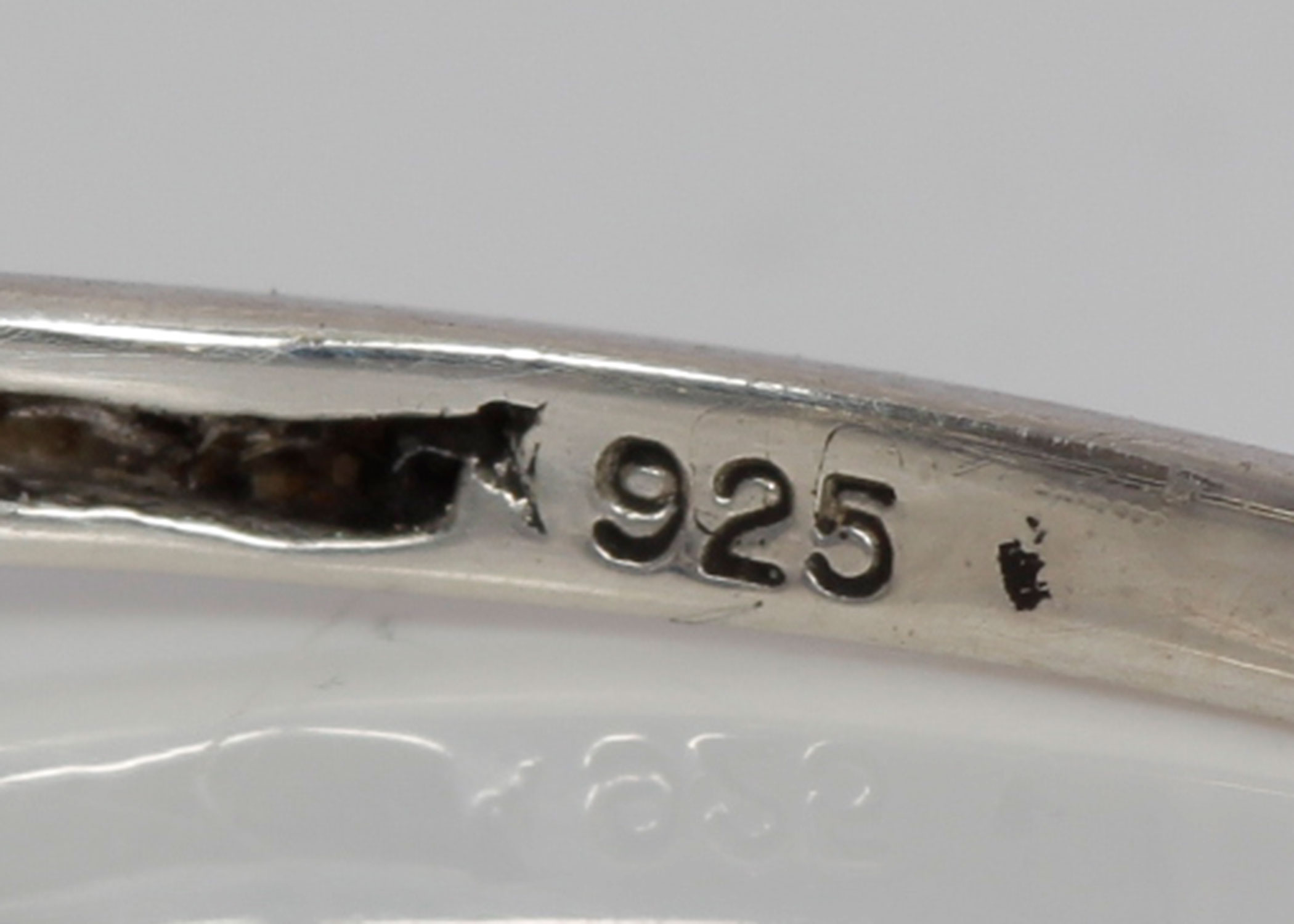 Sterling Silver Diamond Ring