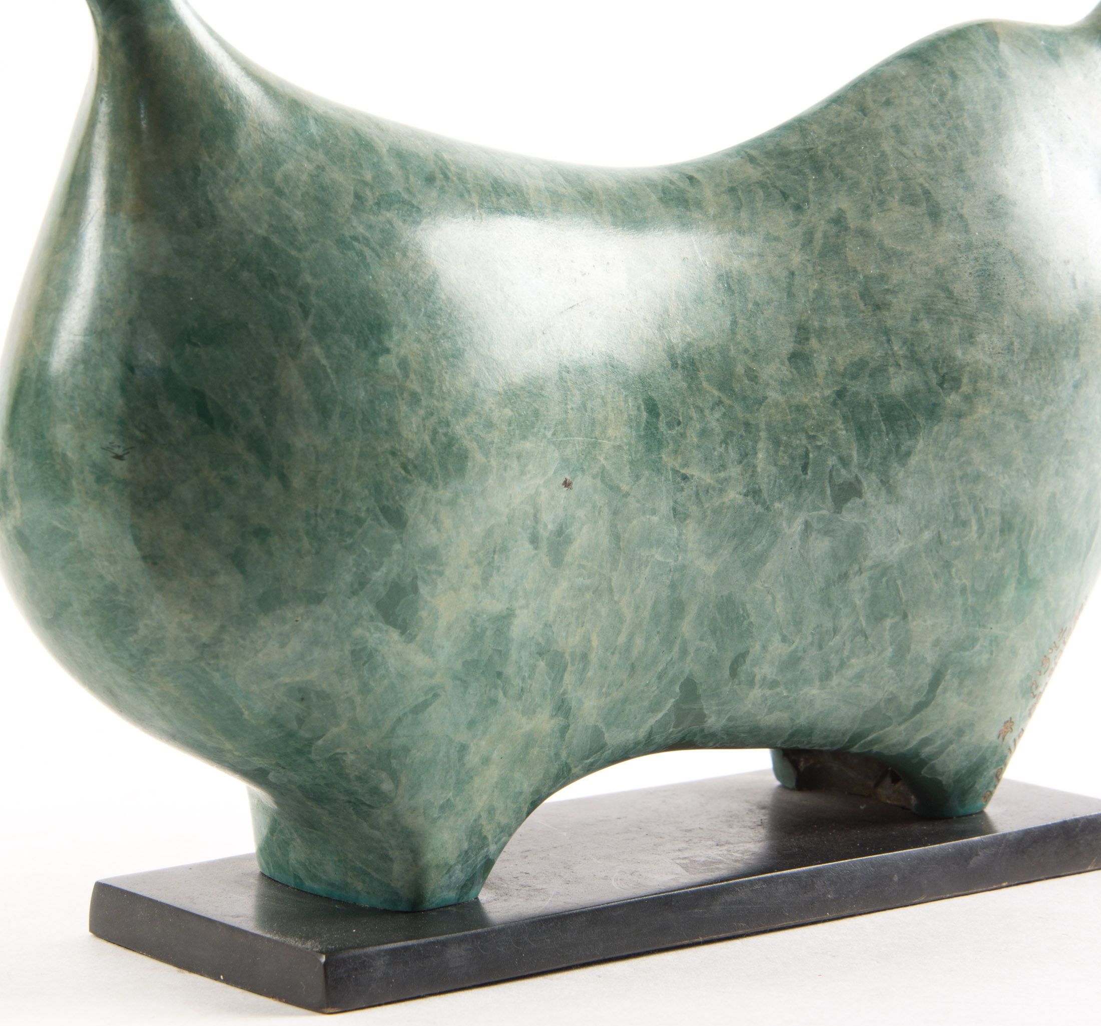Itzik Benshalom Bronze Bull Sculpture #98