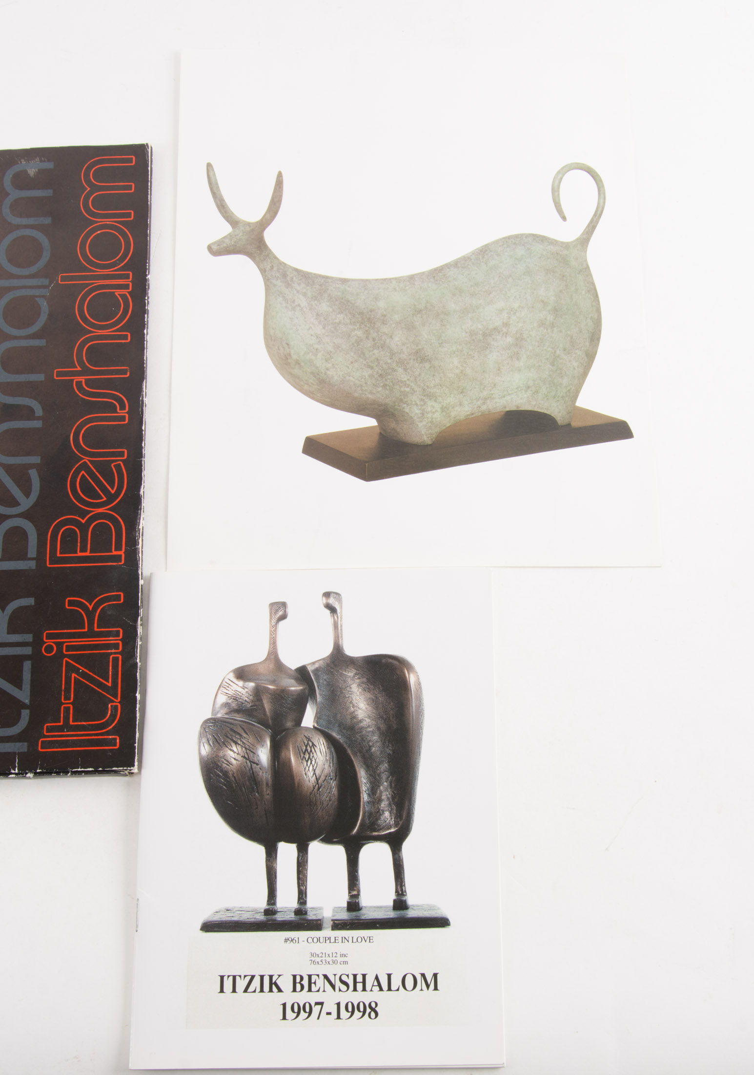 Itzik Benshalom Bronze Bull Sculpture #98