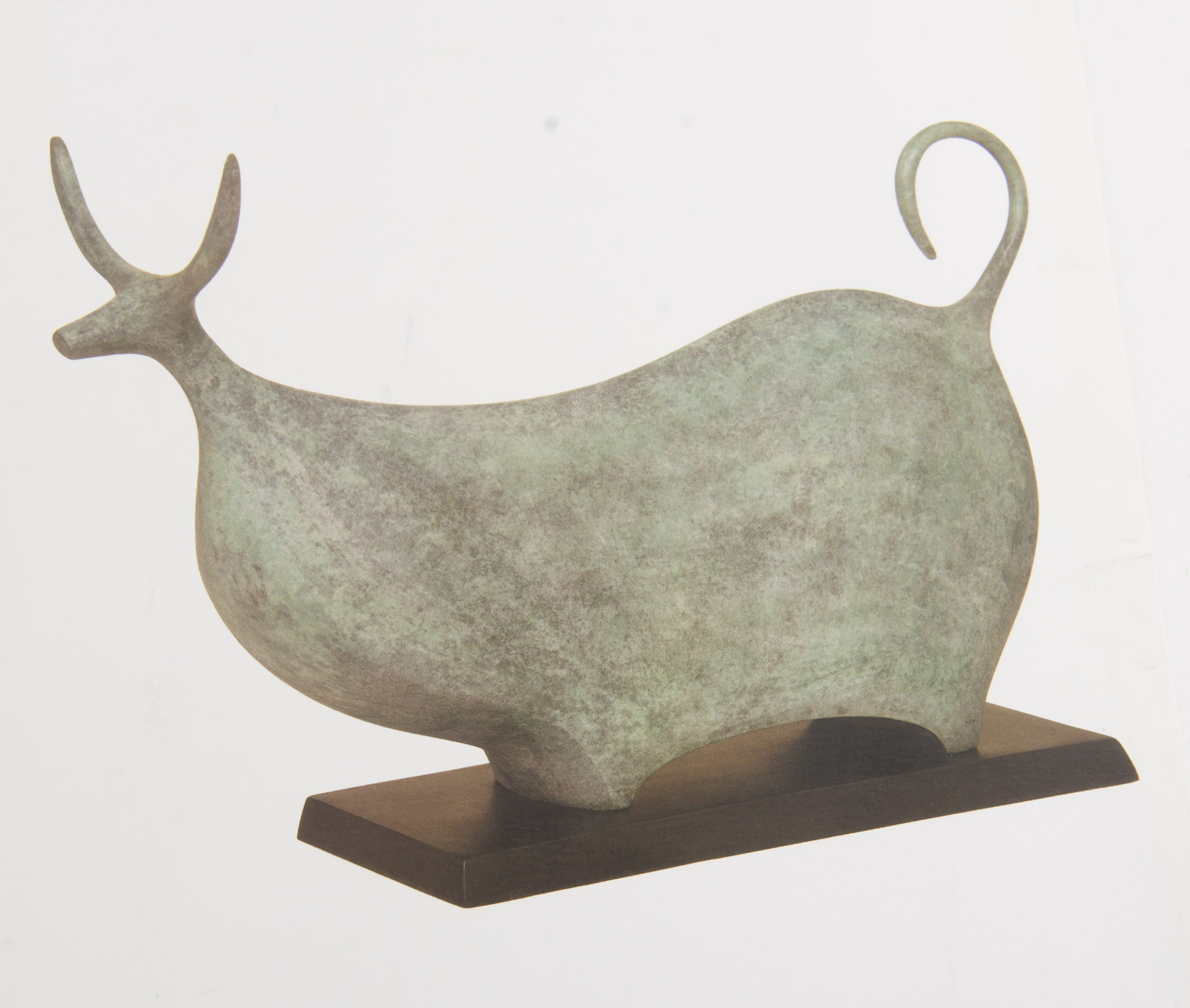 Itzik Benshalom Bronze Bull Sculpture #98