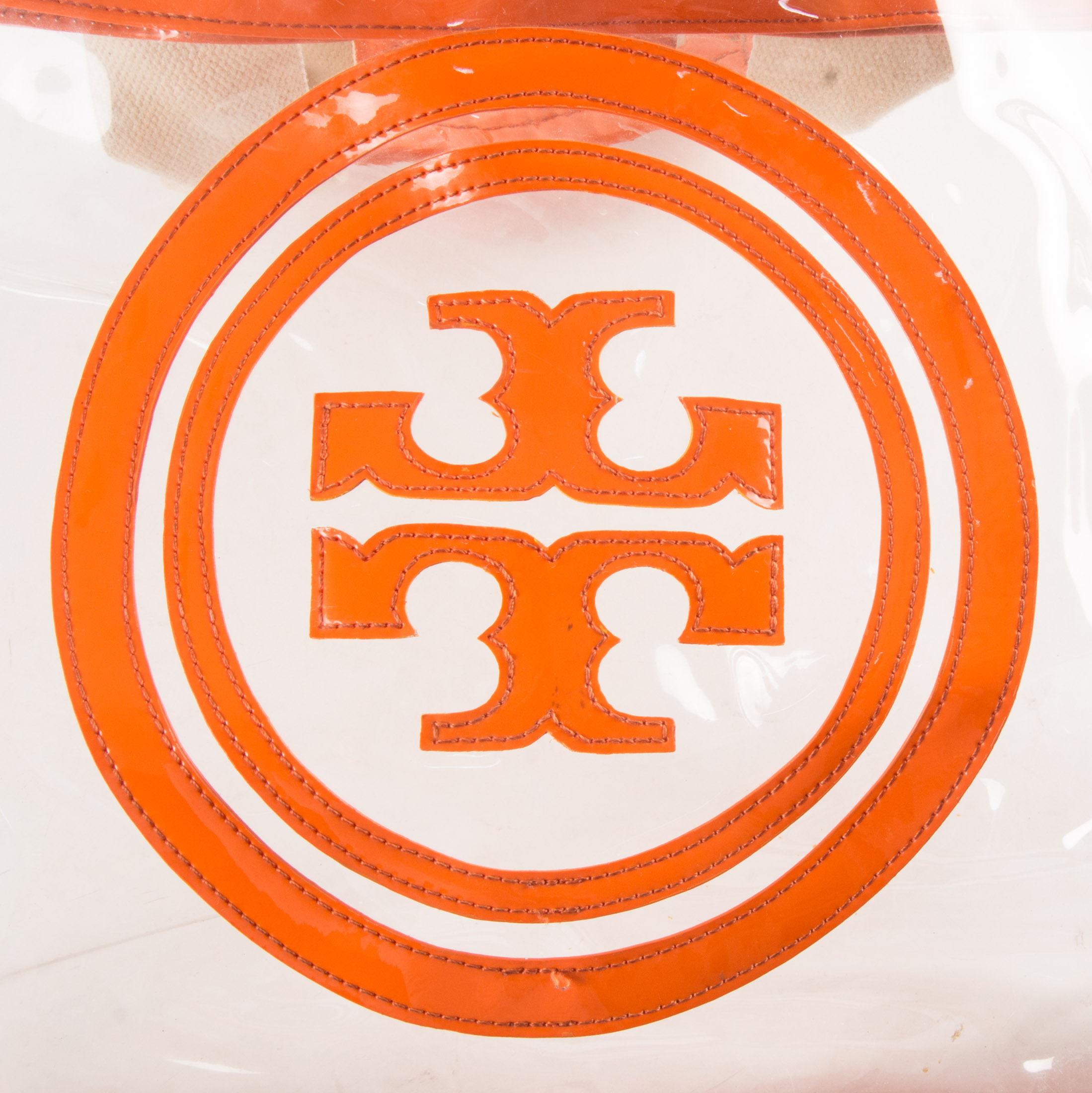 Tory Burch Orange Beach Tote