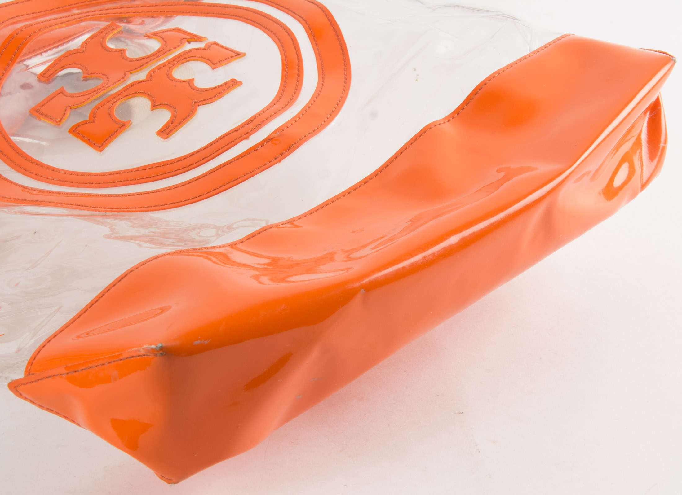 Tory Burch Orange Beach Tote