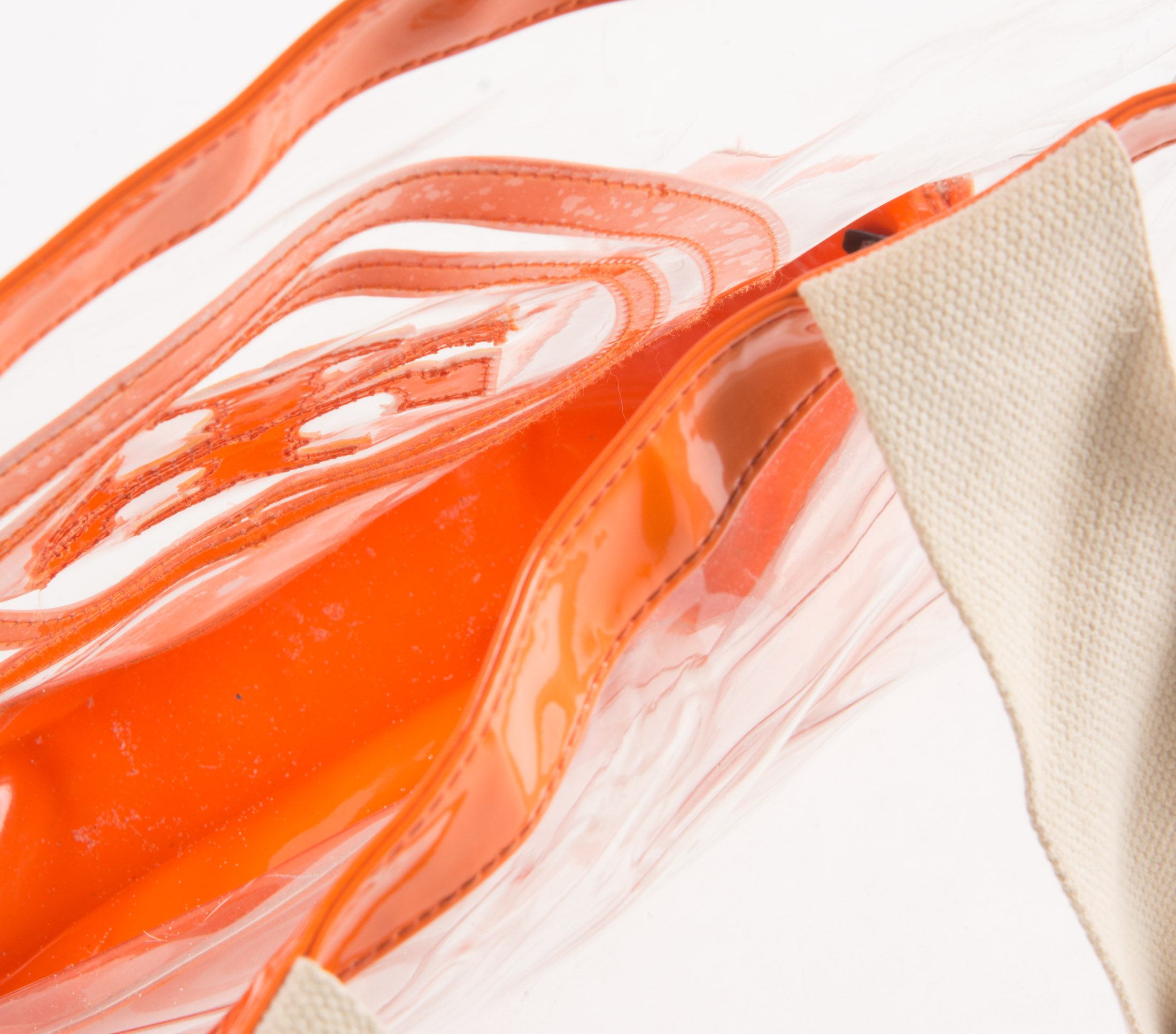 Tory Burch Orange Beach Tote