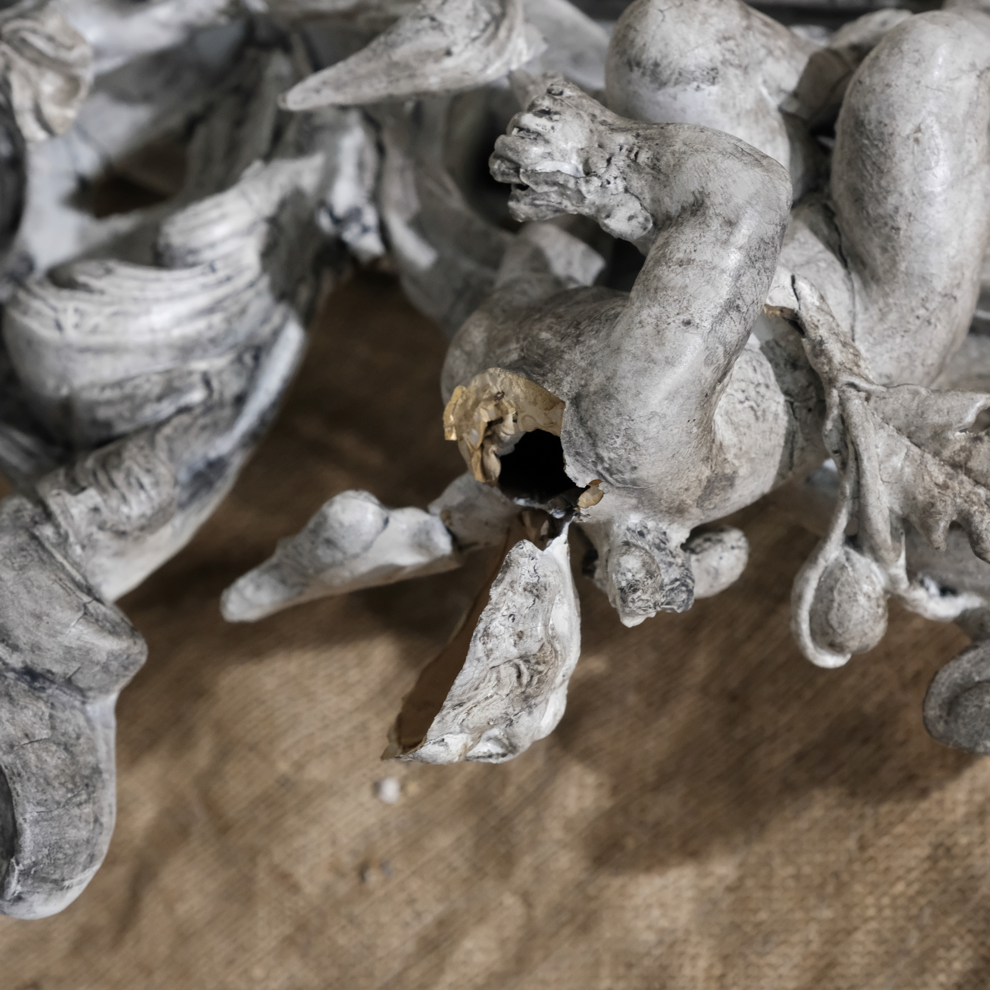 Ornate Carved Oval Mirror