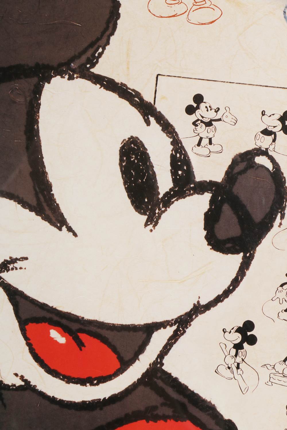 Mickey Mouse Sketches Framed Offset Lithograph
