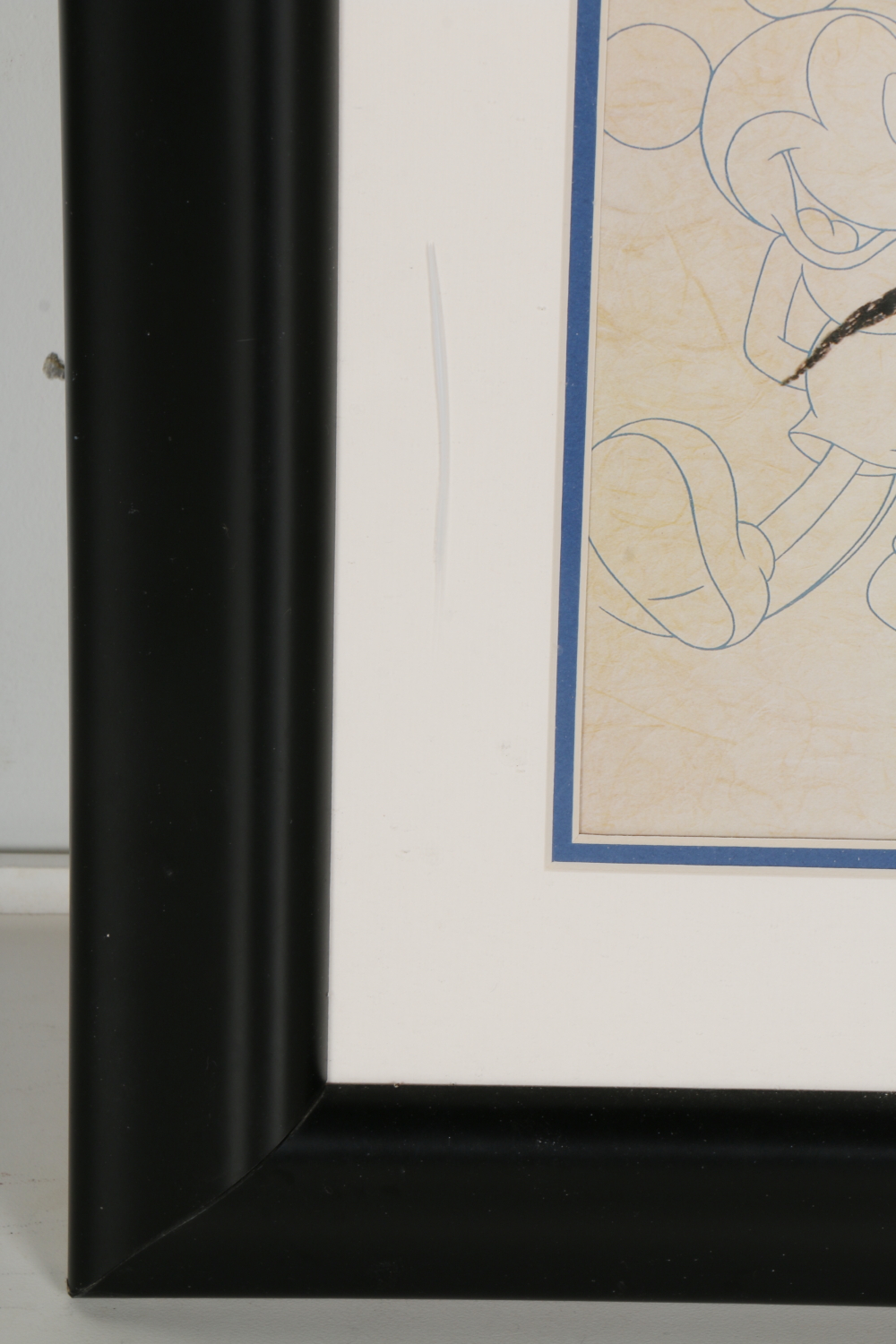 Mickey Mouse Sketches Framed Offset Lithograph