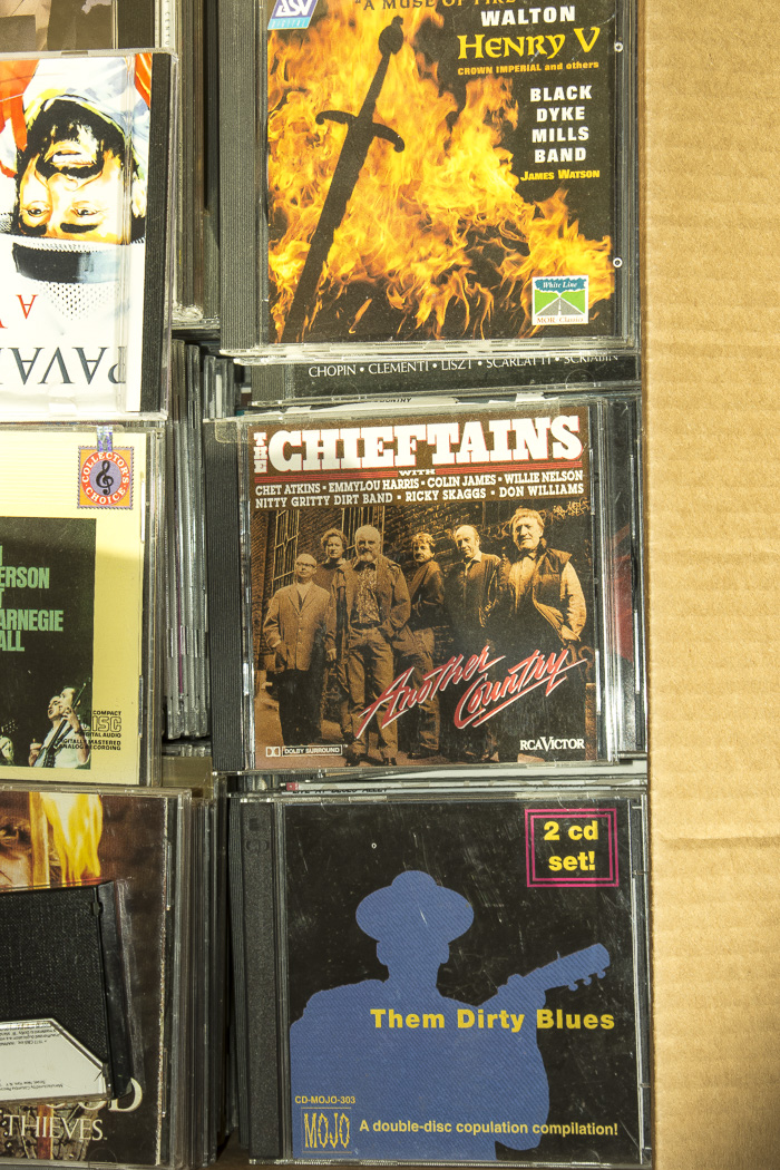 Brian Eno, Patsy Cline Box Set, Chieftans and Many Other CDs