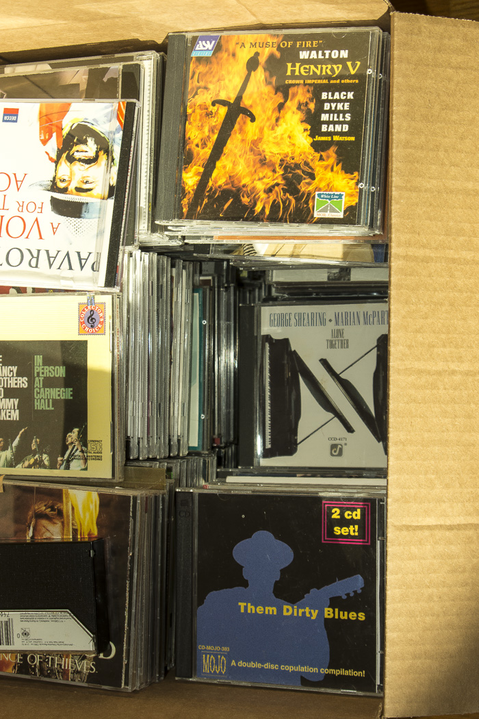 Brian Eno, Patsy Cline Box Set, Chieftans and Many Other CDs