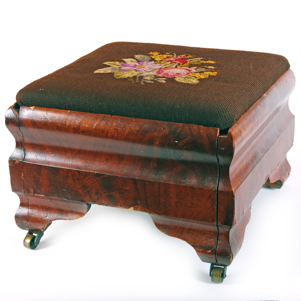 Needlepoint Footstool