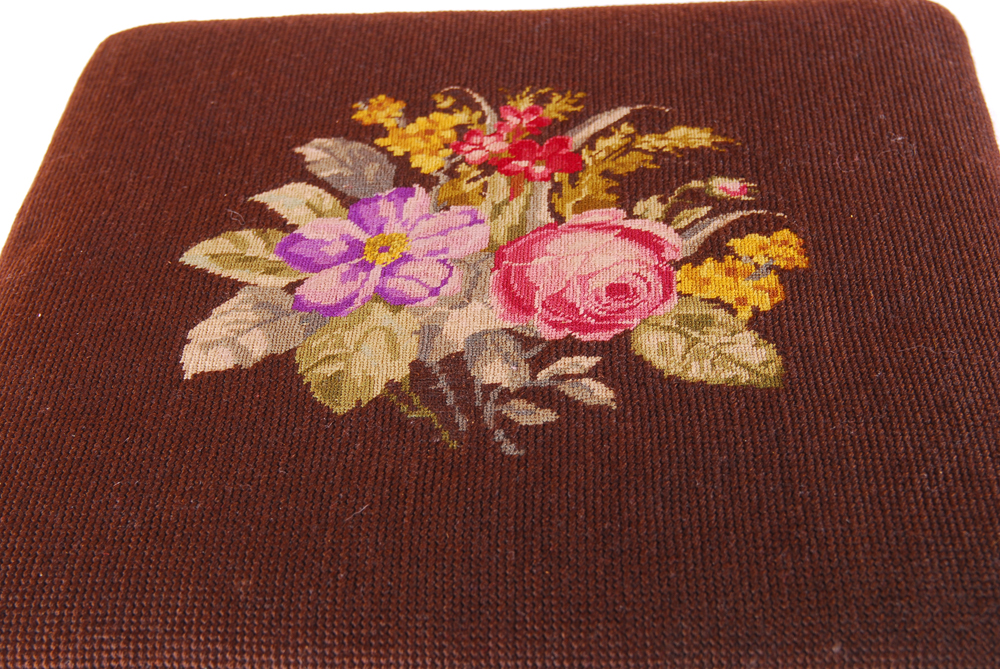 Needlepoint Footstool
