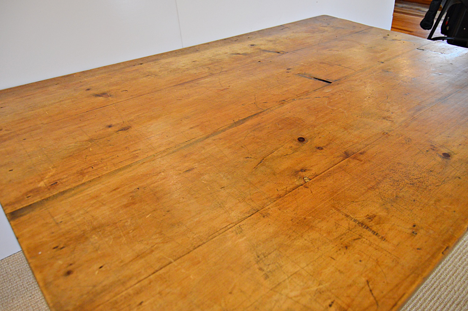 Antique English Pine Coffee Table from English Traditions