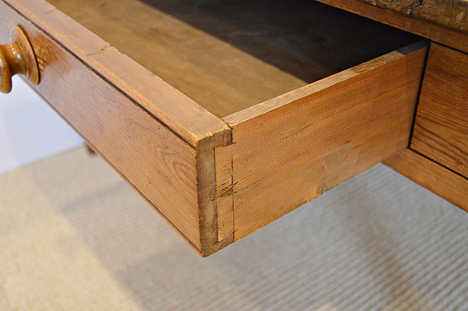 Antique English Pine Coffee Table from English Traditions