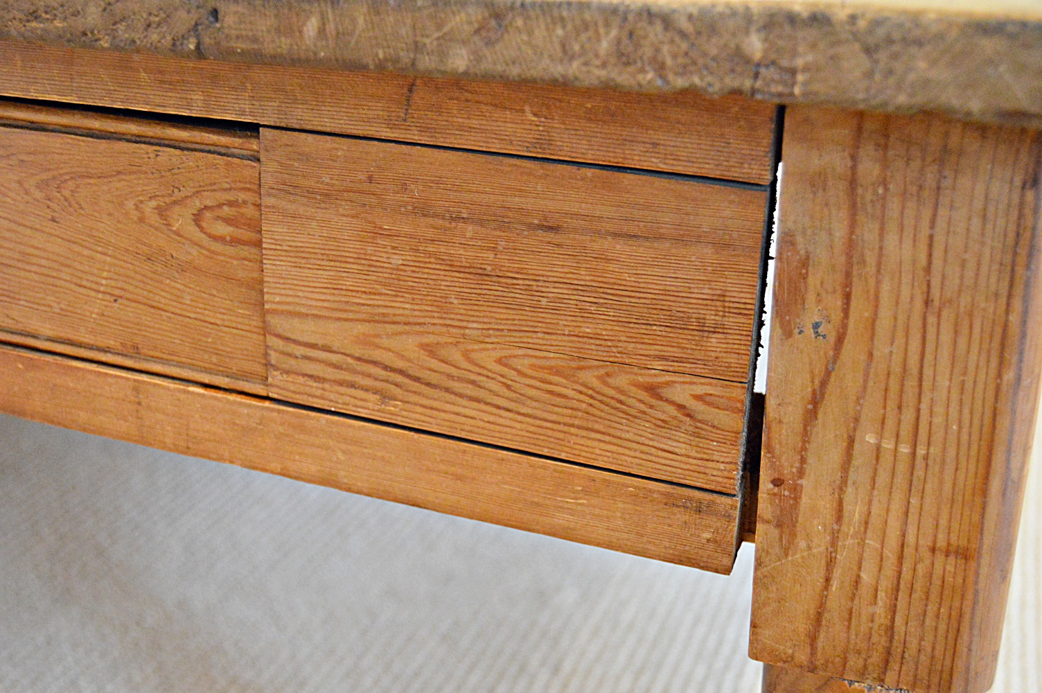 Antique English Pine Coffee Table from English Traditions