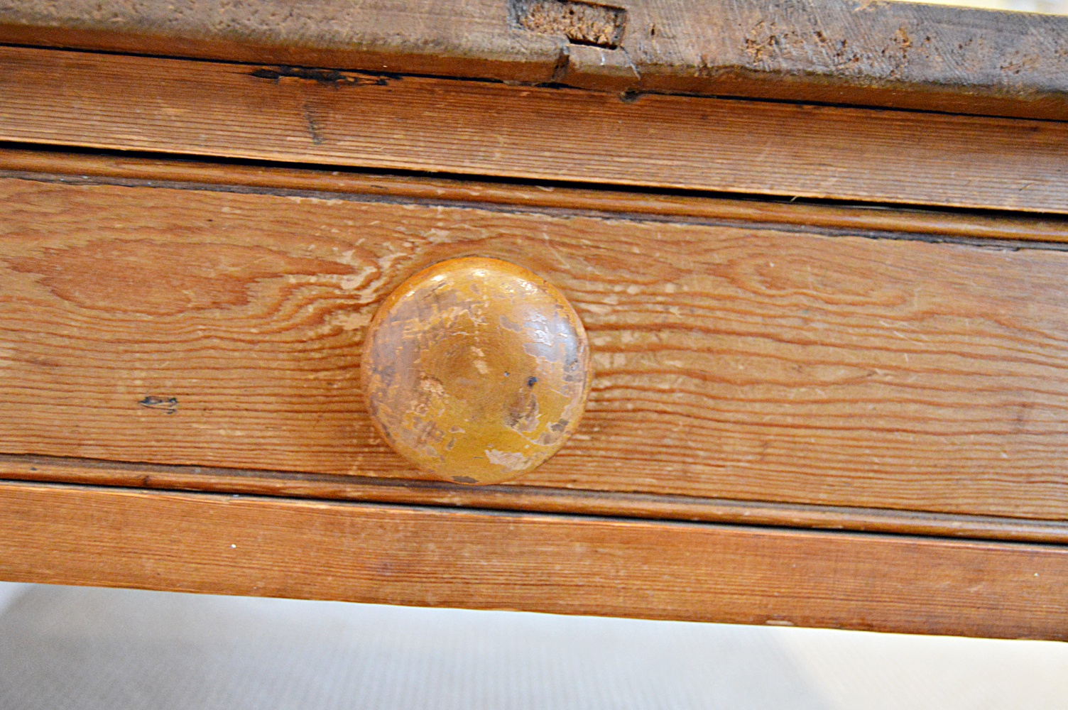 Antique English Pine Coffee Table from English Traditions