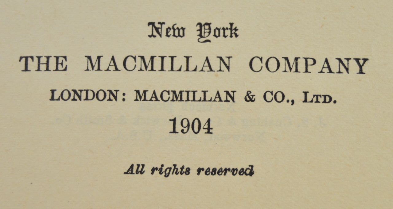Antique Copy of "The Crossing" by American Novelist Winston Churchill