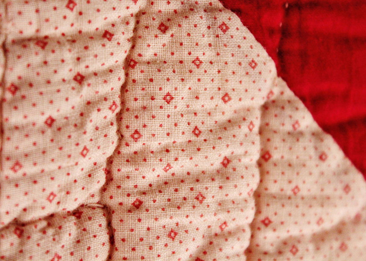 Hand Stitched "Divided Highway" Quilt