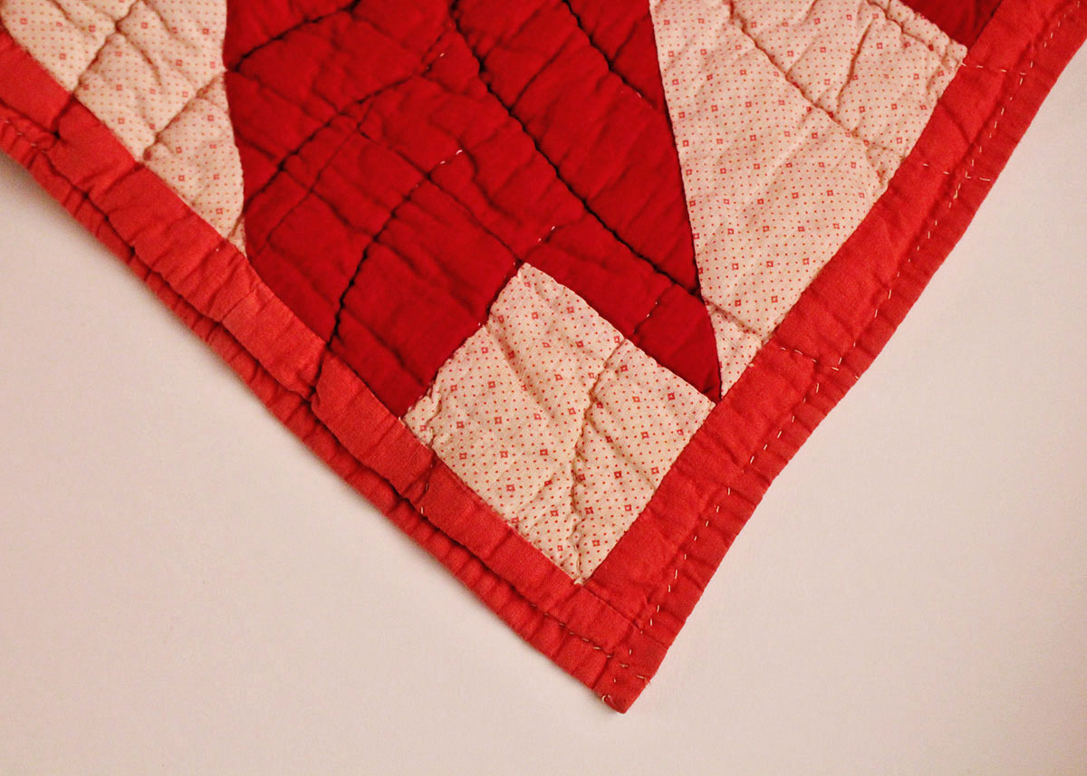 Hand Stitched "Divided Highway" Quilt