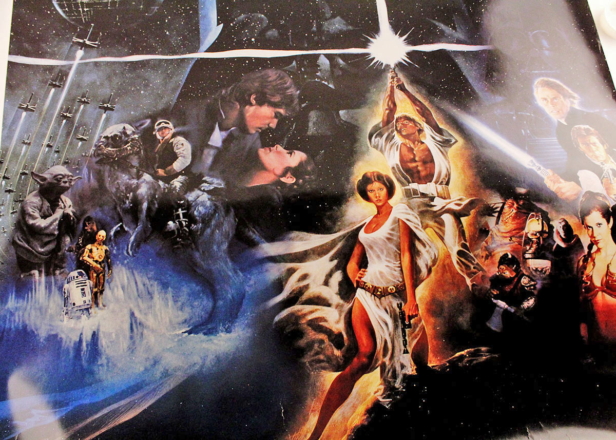 1990 "Star Wars" Original Trilogy Poster
