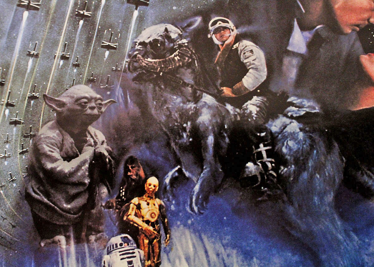 1990 "Star Wars" Original Trilogy Poster