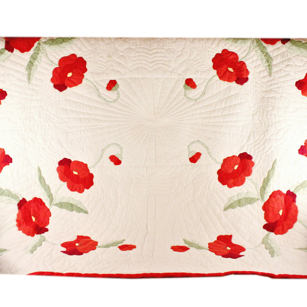 Hand Stitched "Rose" Applique Quilt