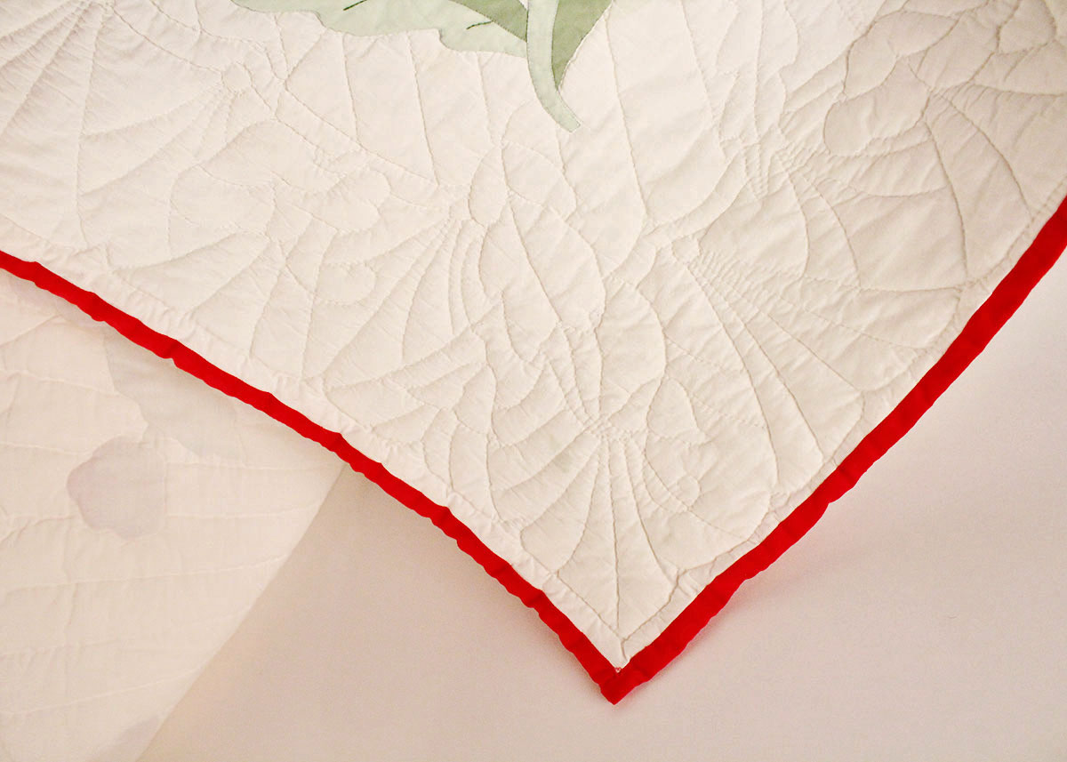 Hand Stitched "Rose" Applique Quilt