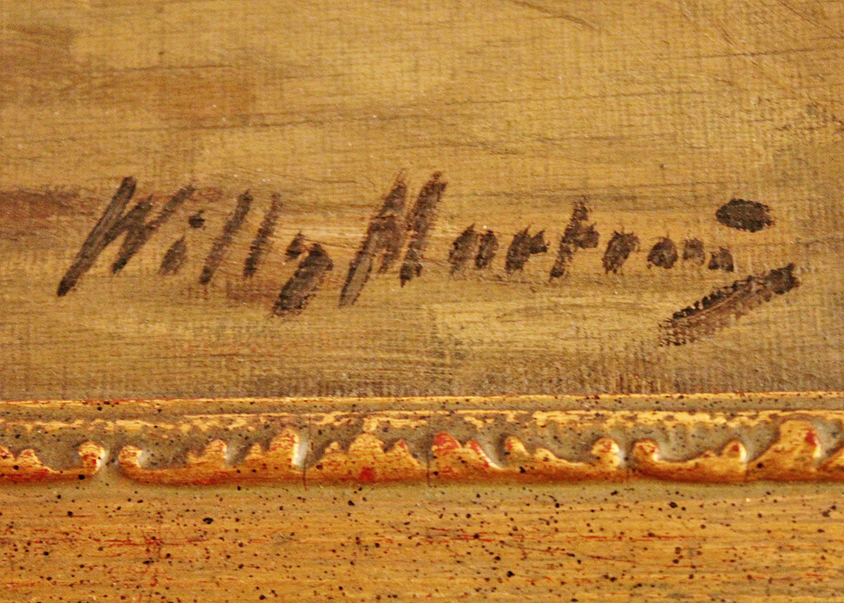 Willy Martens Oil Painting On Canvas