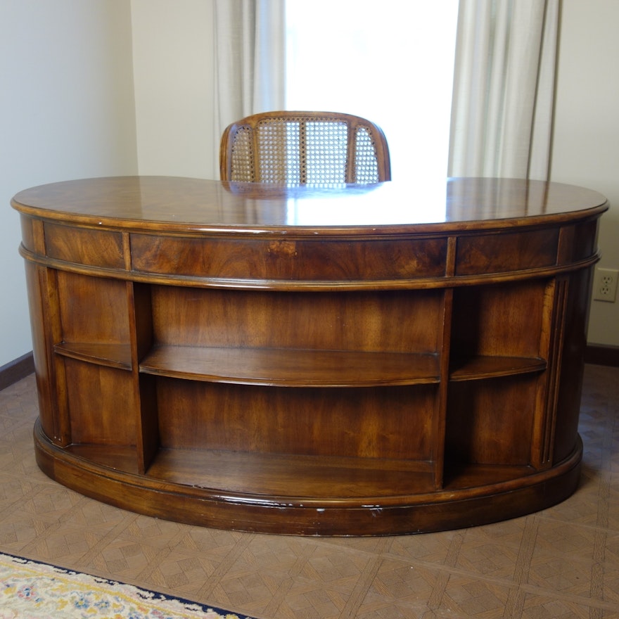 Vintage Kidney Shape Heritage Desk