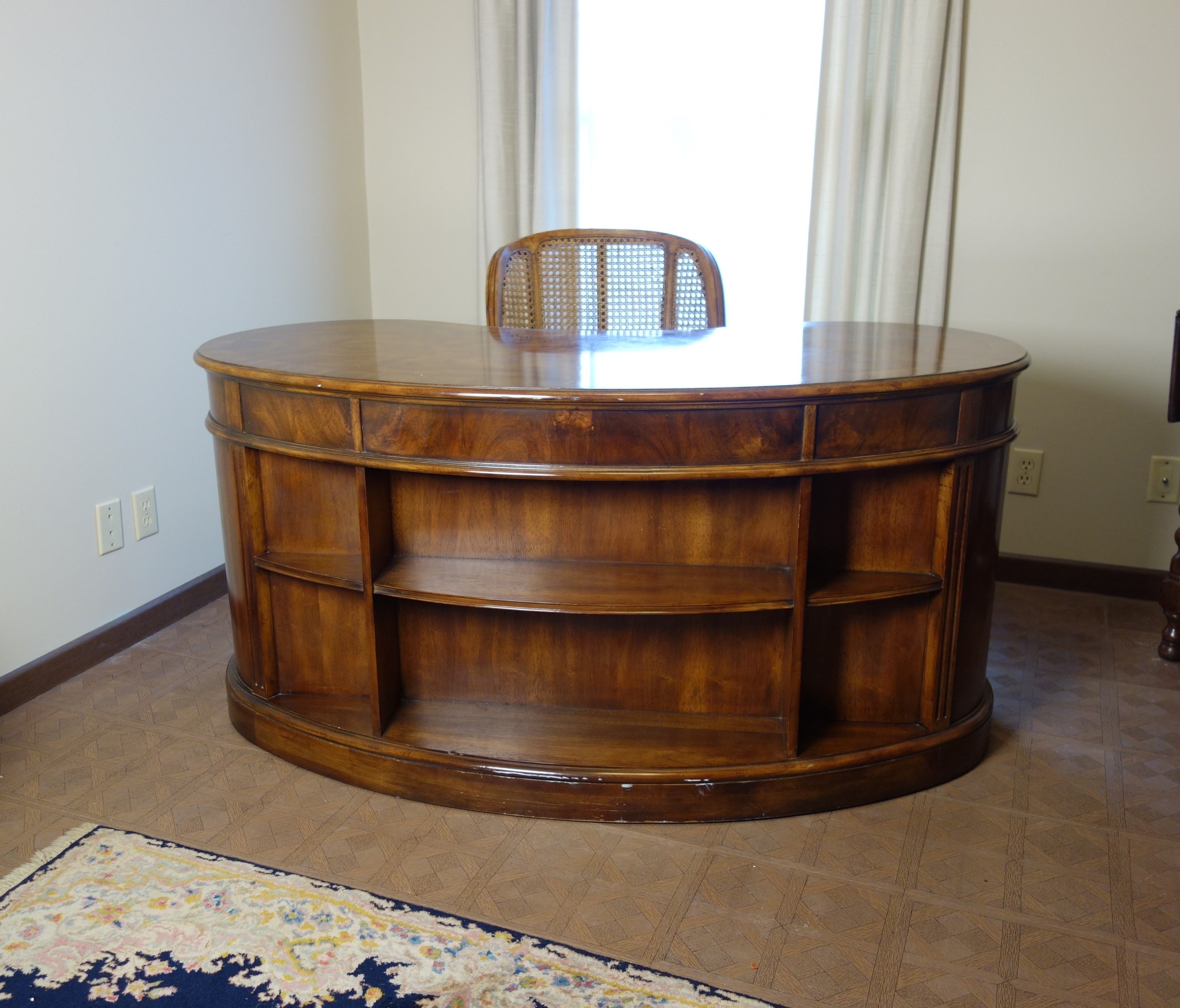 Vintage Kidney Shape Heritage Desk