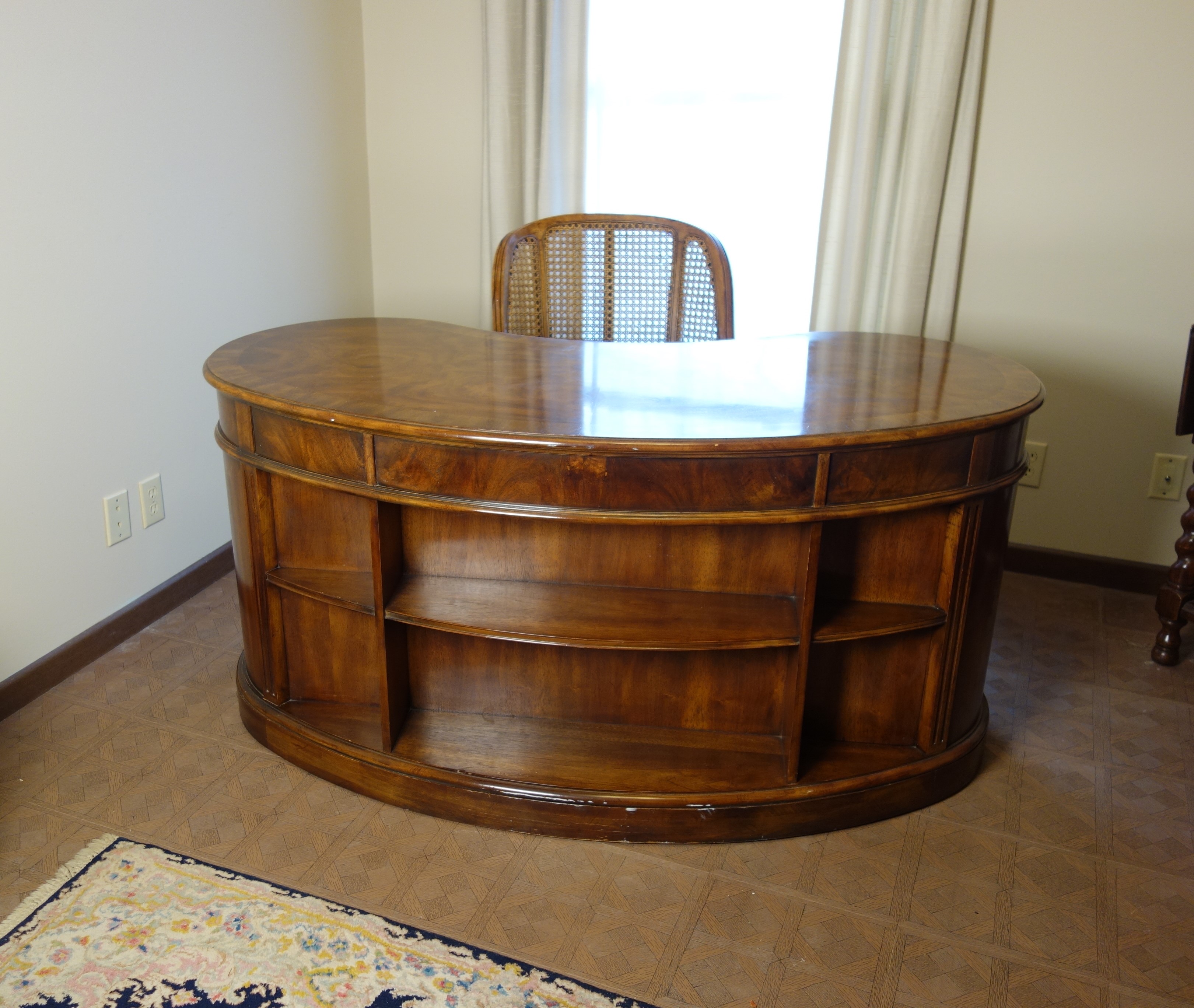 Vintage Kidney Shape Heritage Desk